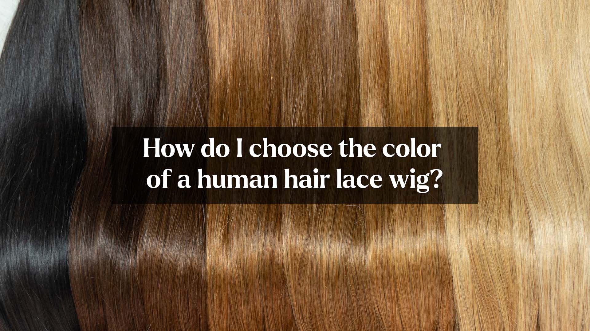 color human hair lace wig