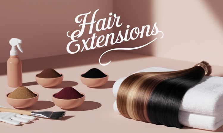 How to Dye Human Hair Extensions Without Bleach