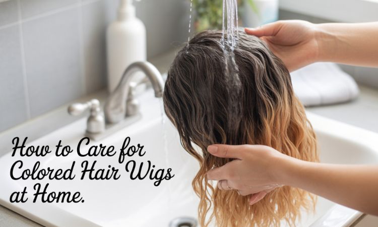 how to care for colored hair wigs