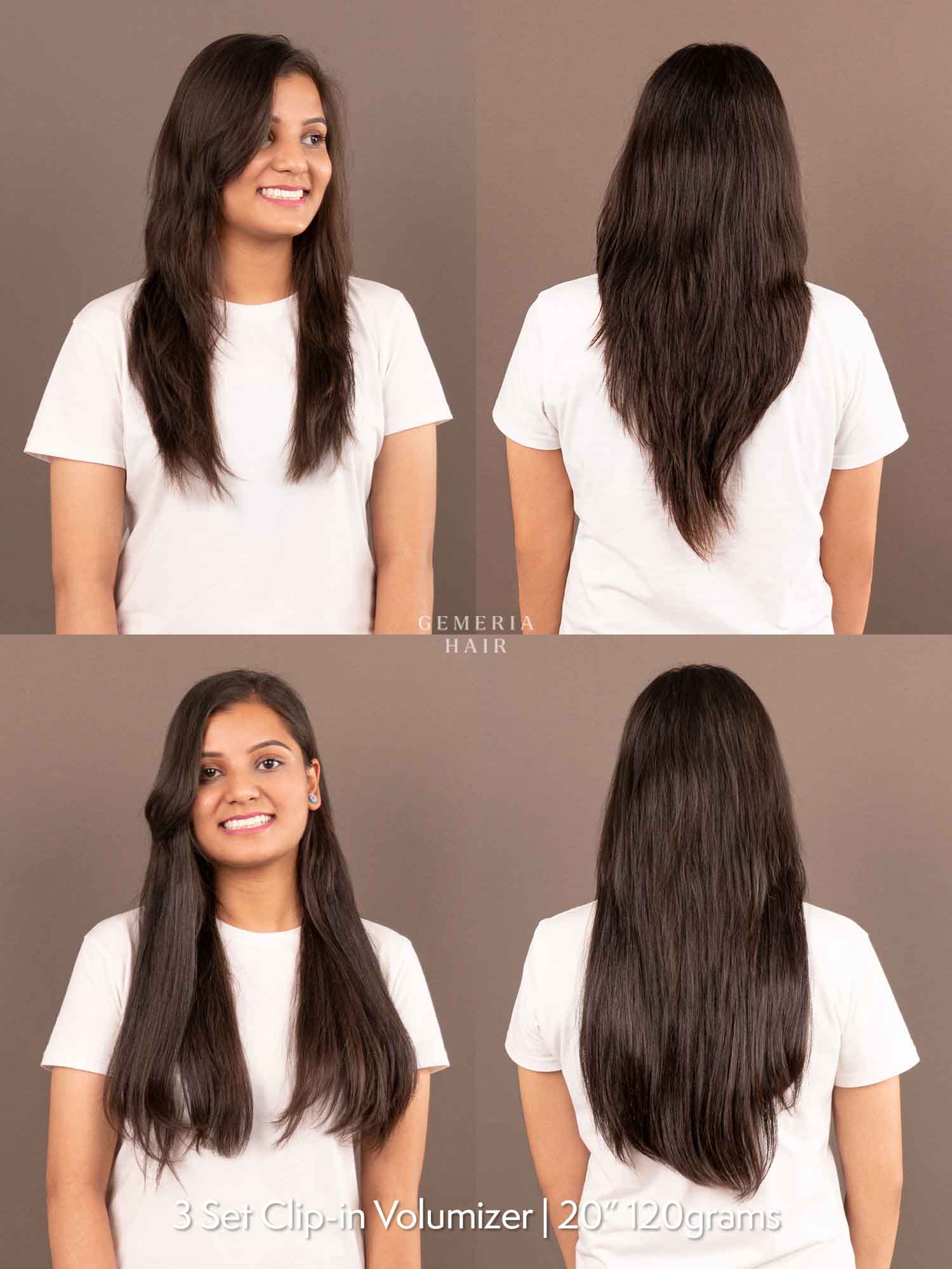 Seamless 3 Set Clip-In Volumizer | Straight