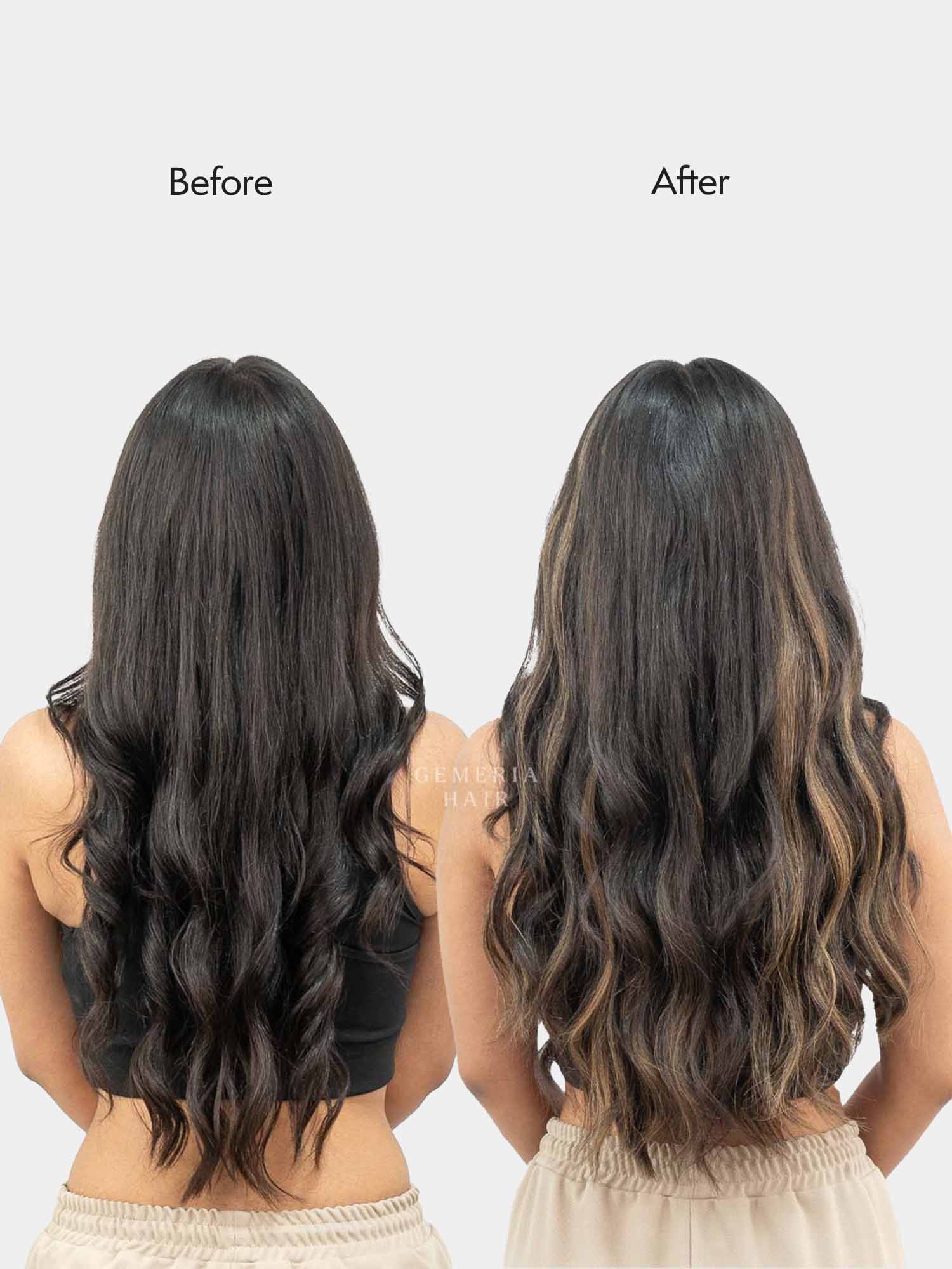 Seamless Light Ash Brown Balayage 3-Set Volumizer