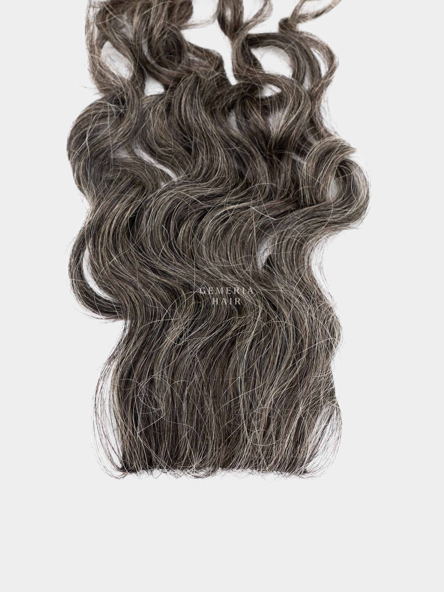 Grey Hair | Invisible Wide Cover-Up | 3" Hair Patch