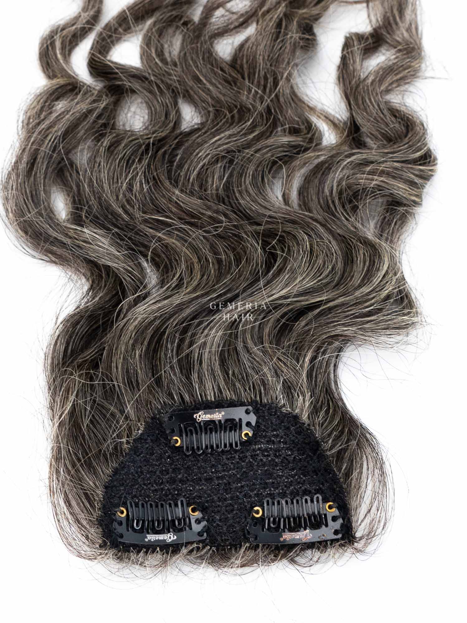 Grey Hair | Invisible Wide Cover-Up | 3" Hair Patch