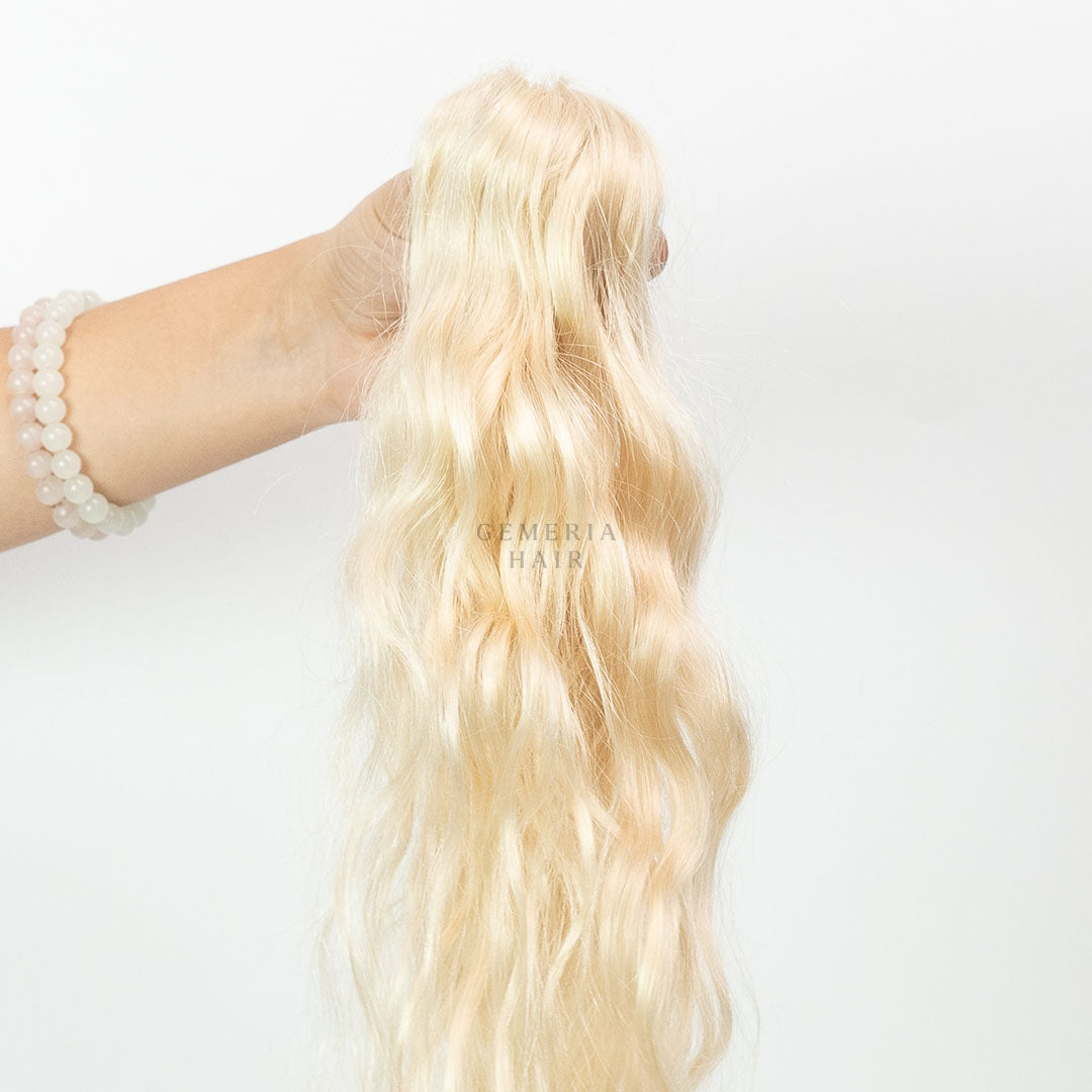 Blonde | Small Claw Clip-on Ponytail
