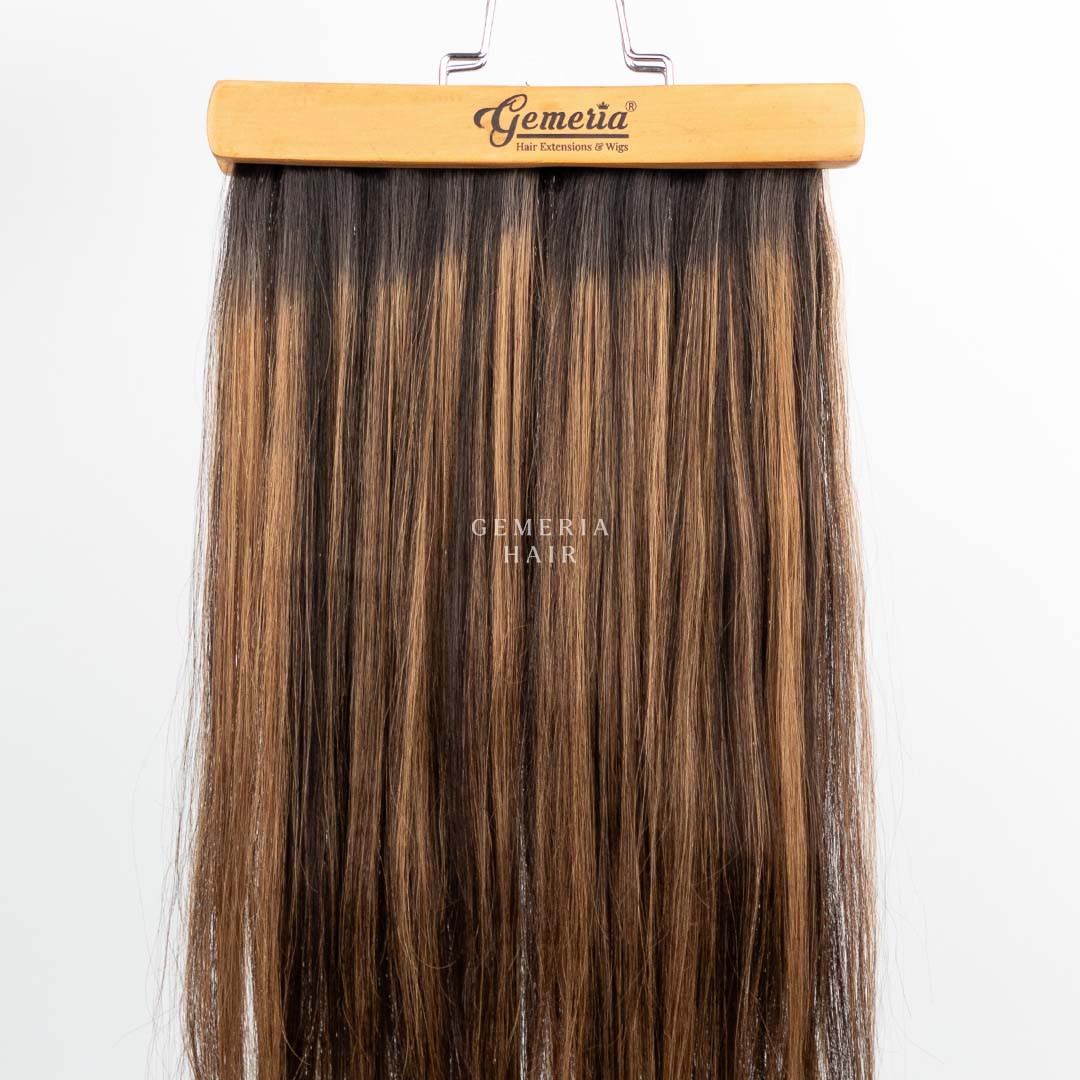 Seamless Chocolate Brown Balayage 3-Set Volumizer