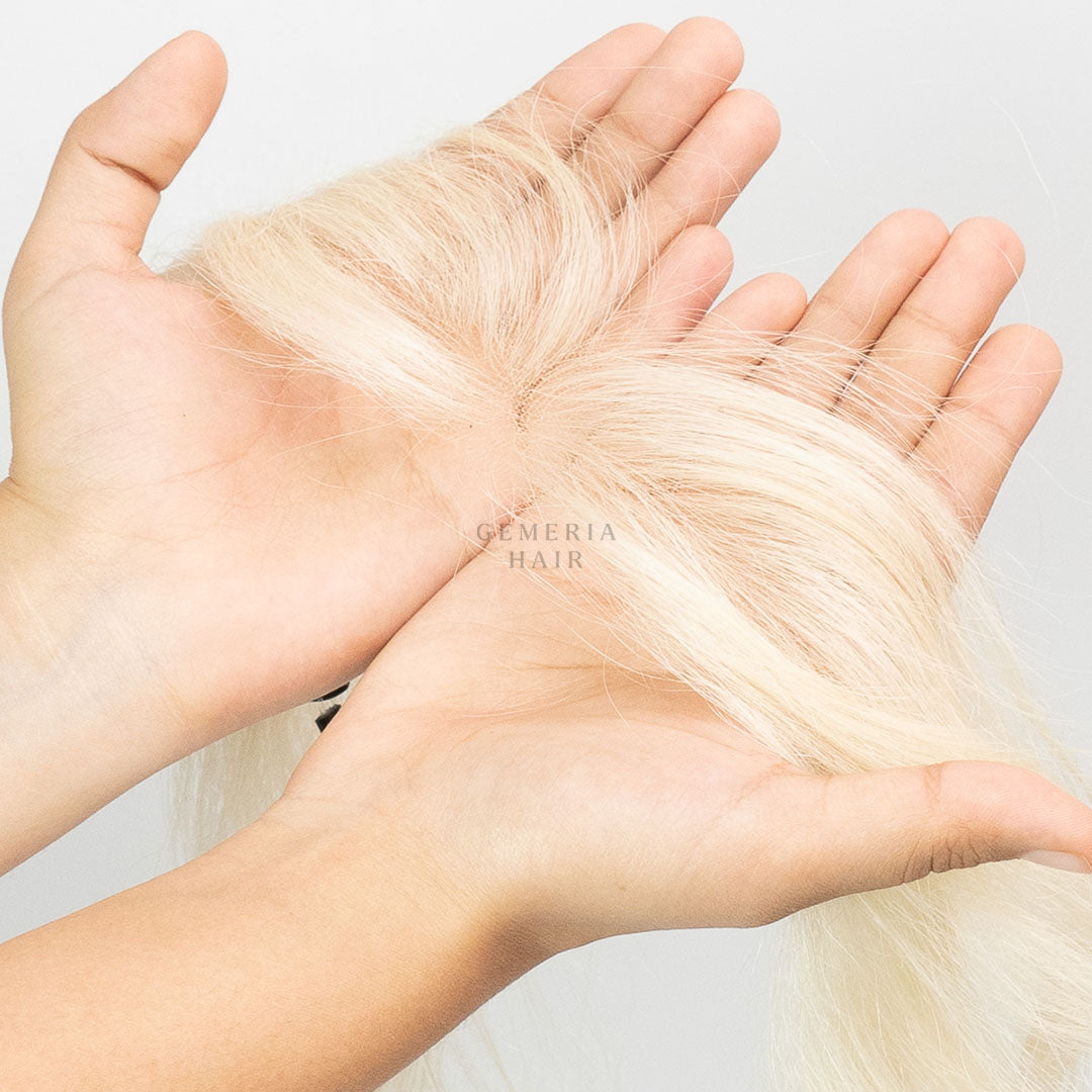 Blonde Front Hairline Topper for Receding Hairline