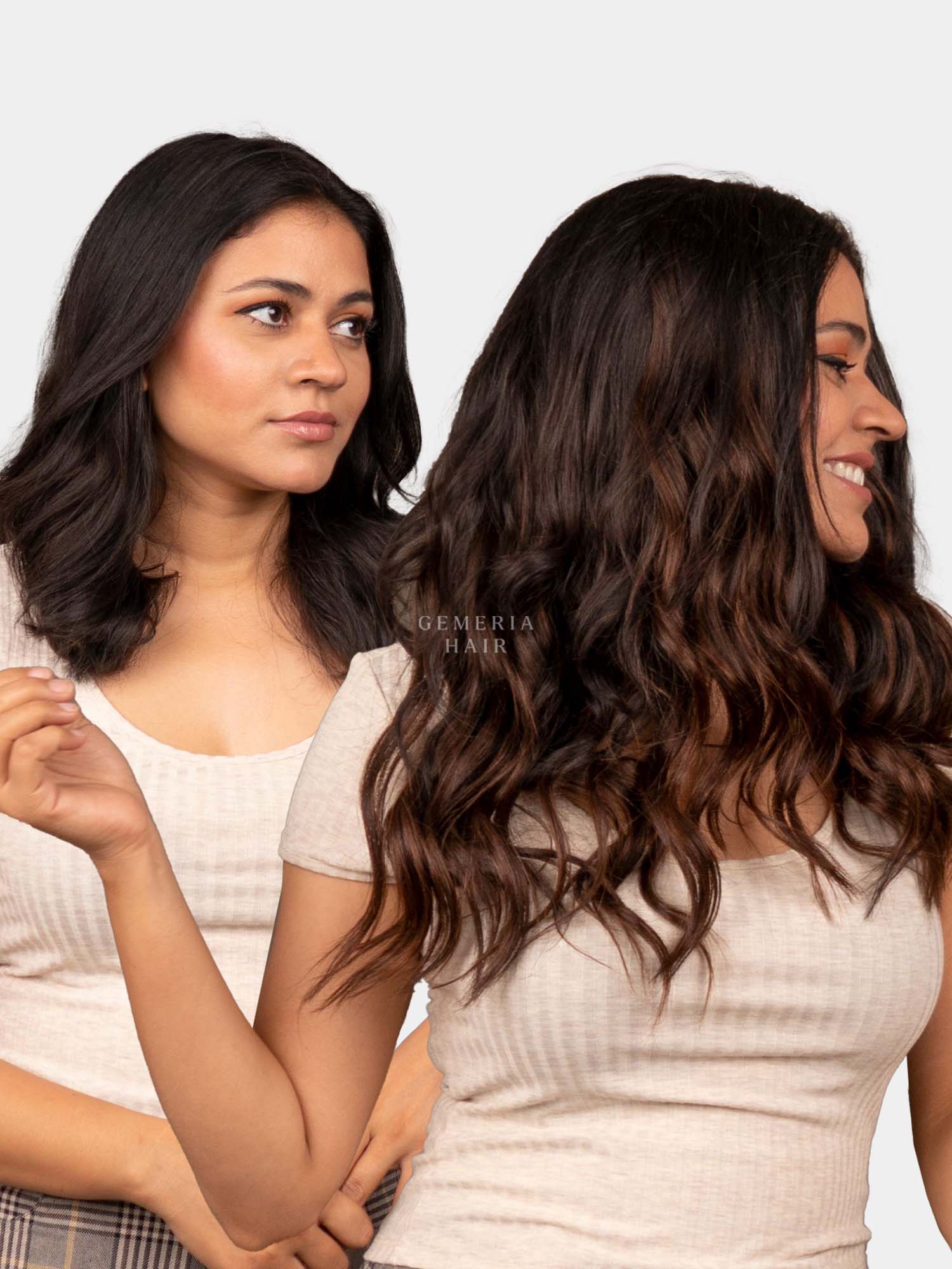 Barrel Brown Balayage | Seamless | 7 Set Clip-In Extensions