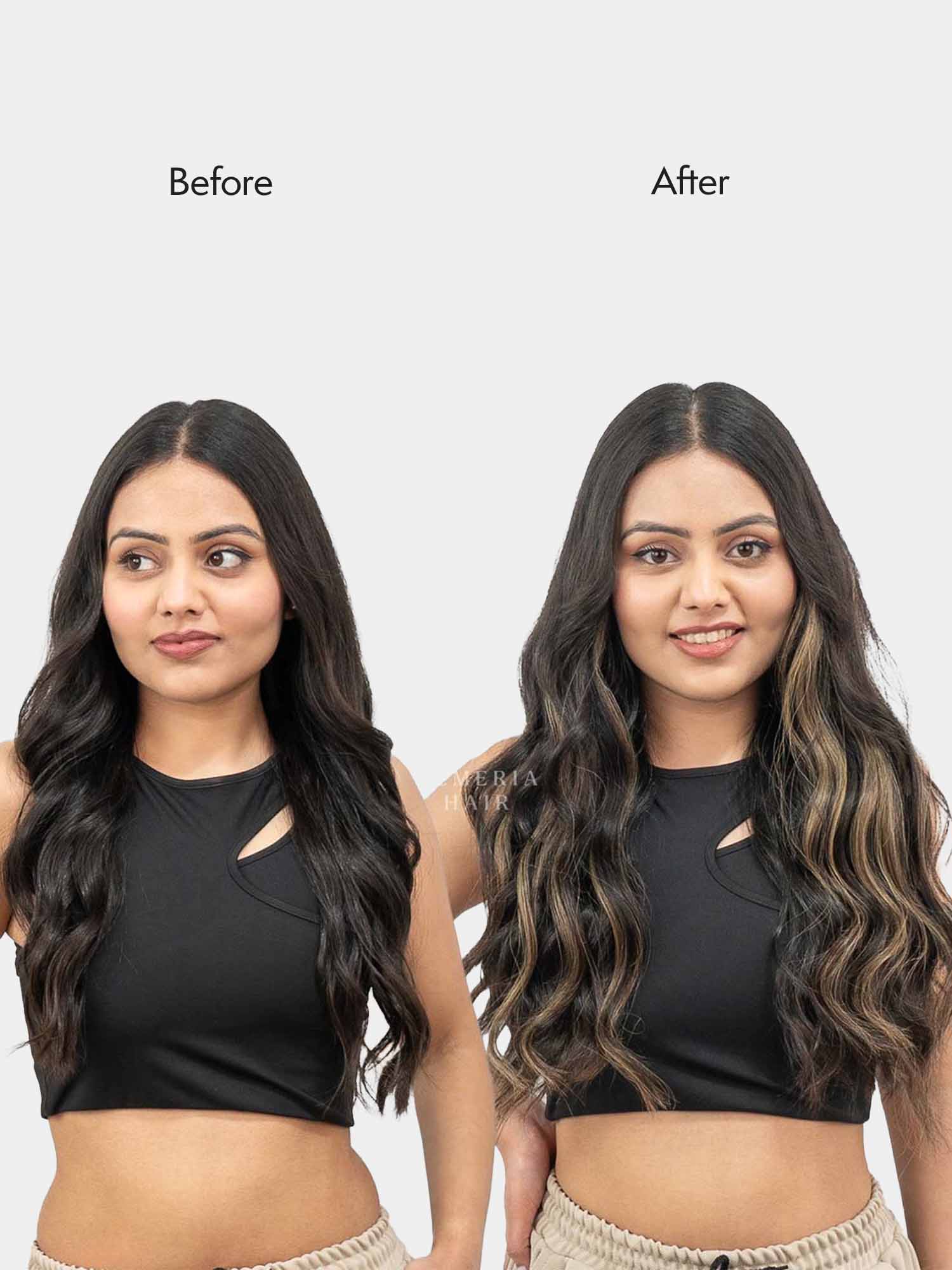 Seamless Light Ash Brown Balayage 3-Set Volumizer