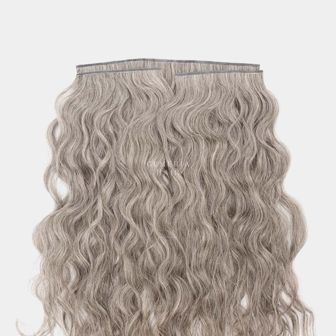 Grey Hair | Seamless | 3 piece Set Clip-In Hair Volumizer