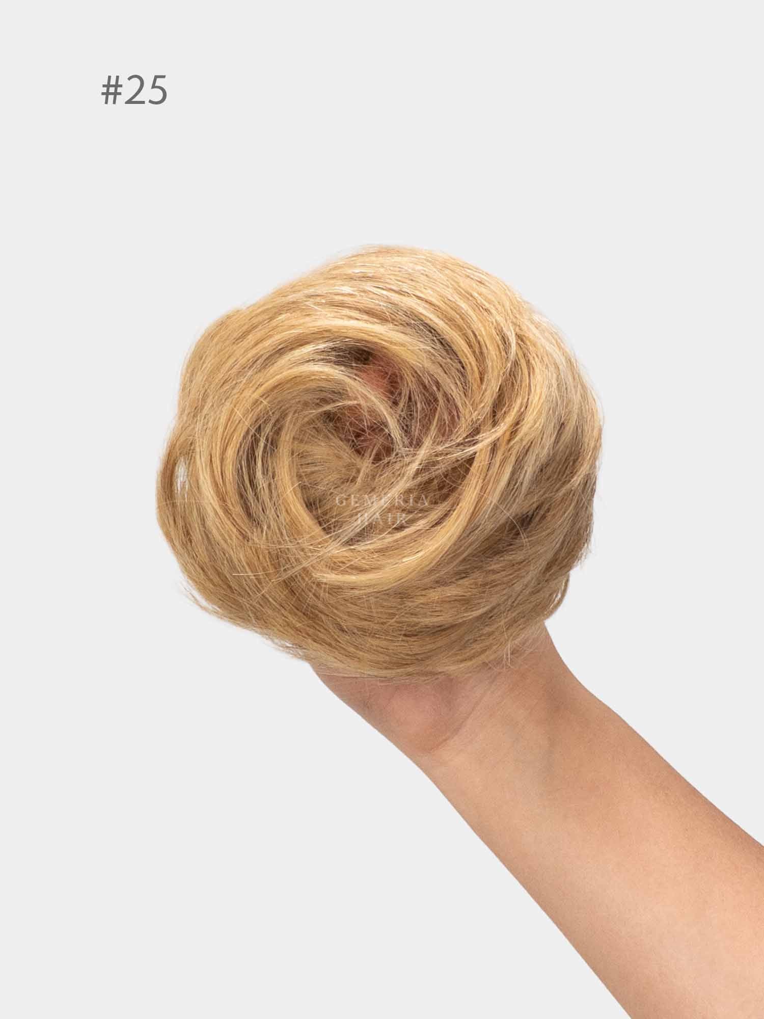 Blonde Faux Scrunchie Bun