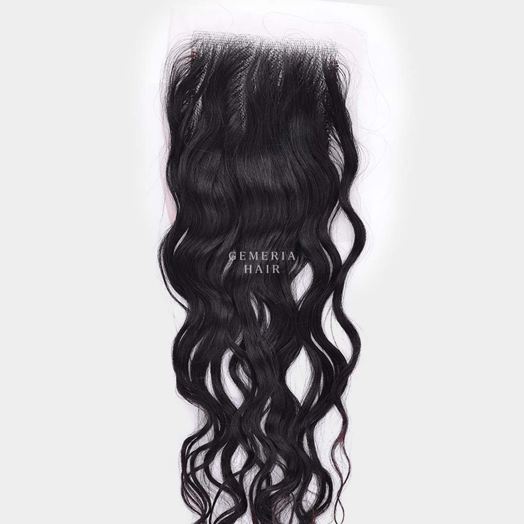 wavy lace closure 4x4