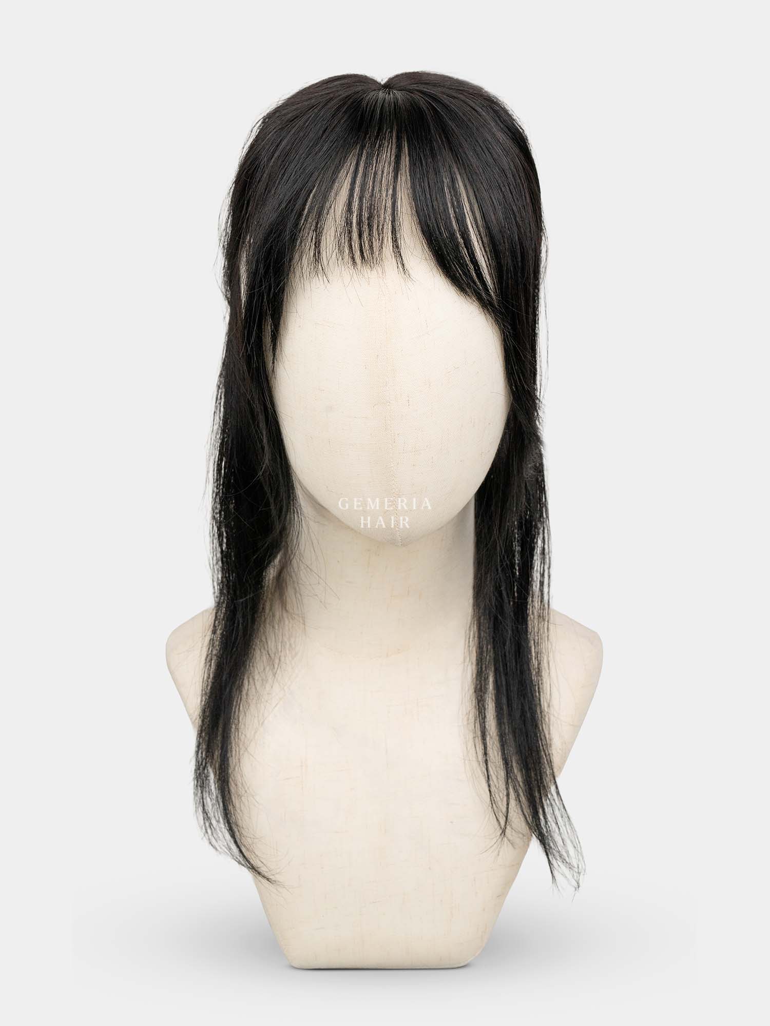 Hair Band Topper Max With Light Front Bangs | Bio-Base | Clip-Free