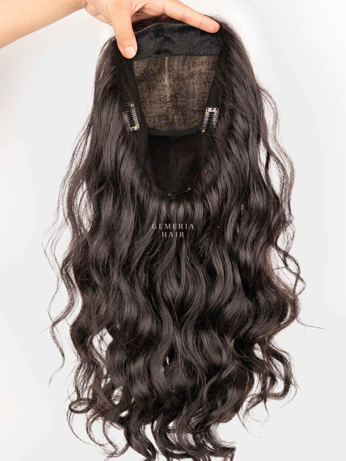 6"x10" | Volume Hair Topper | Crown Hair Topper | Bio-Base | Wavy