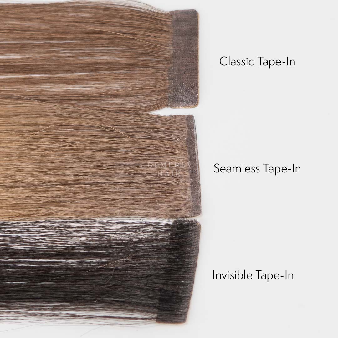 Seamless tape-in hair extensions