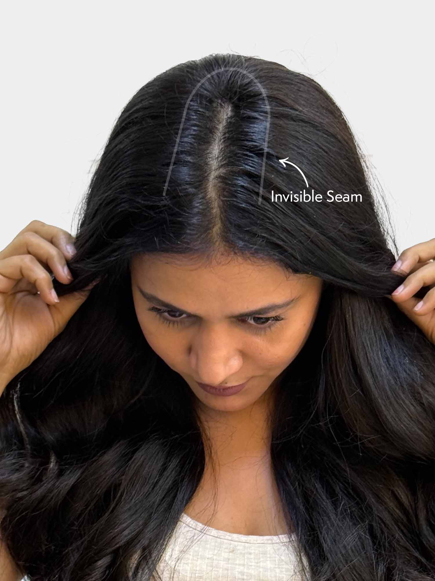 V-Part Wig | V-Shaped Wig | Natural Straight