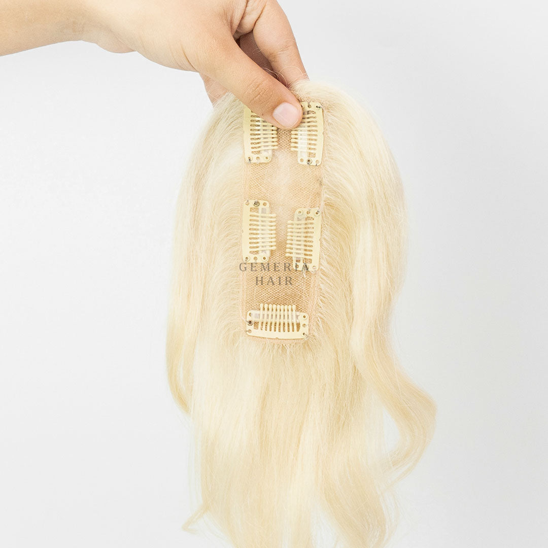 1.5x5 | Full Silk Blonde Hair Topper