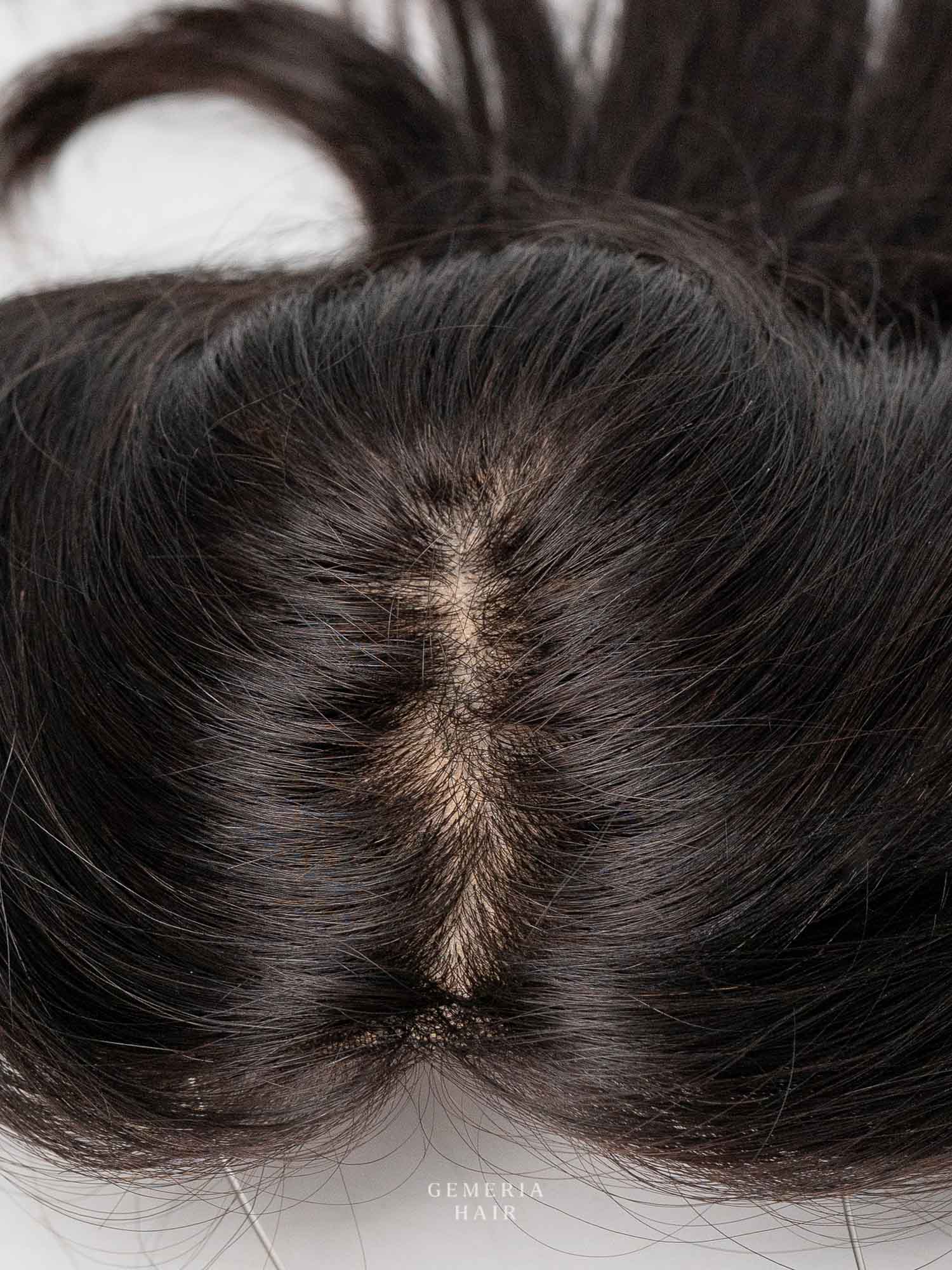 Hair Band Topper With Curtain Bangs | Bio-Base | Clip-Free