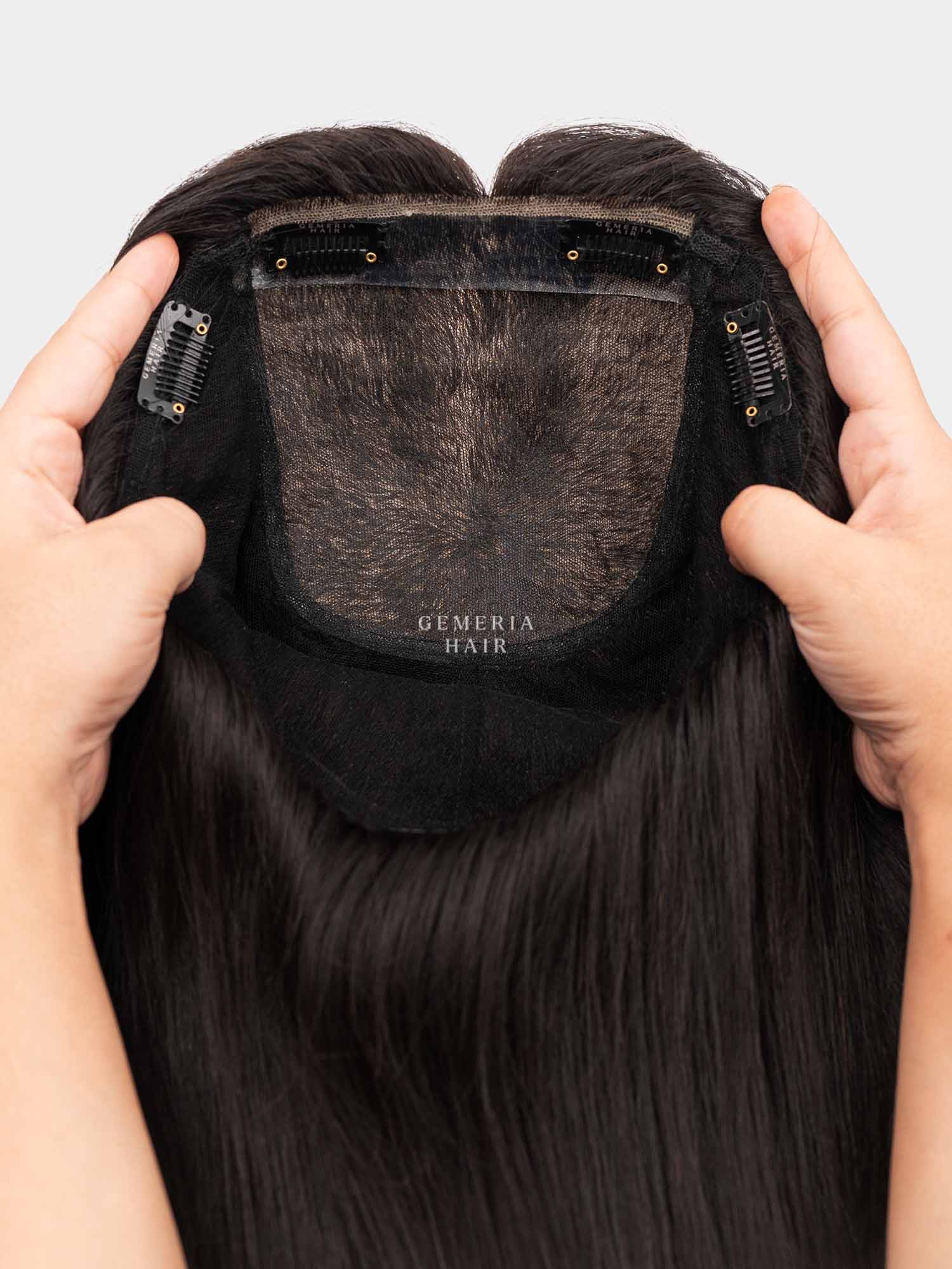 6"x10" | Volume Hair Topper | Crown Hair Topper | Bio-Base | Straight