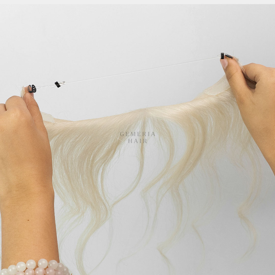 Blonde Front Hairline Topper for Receding Hairline