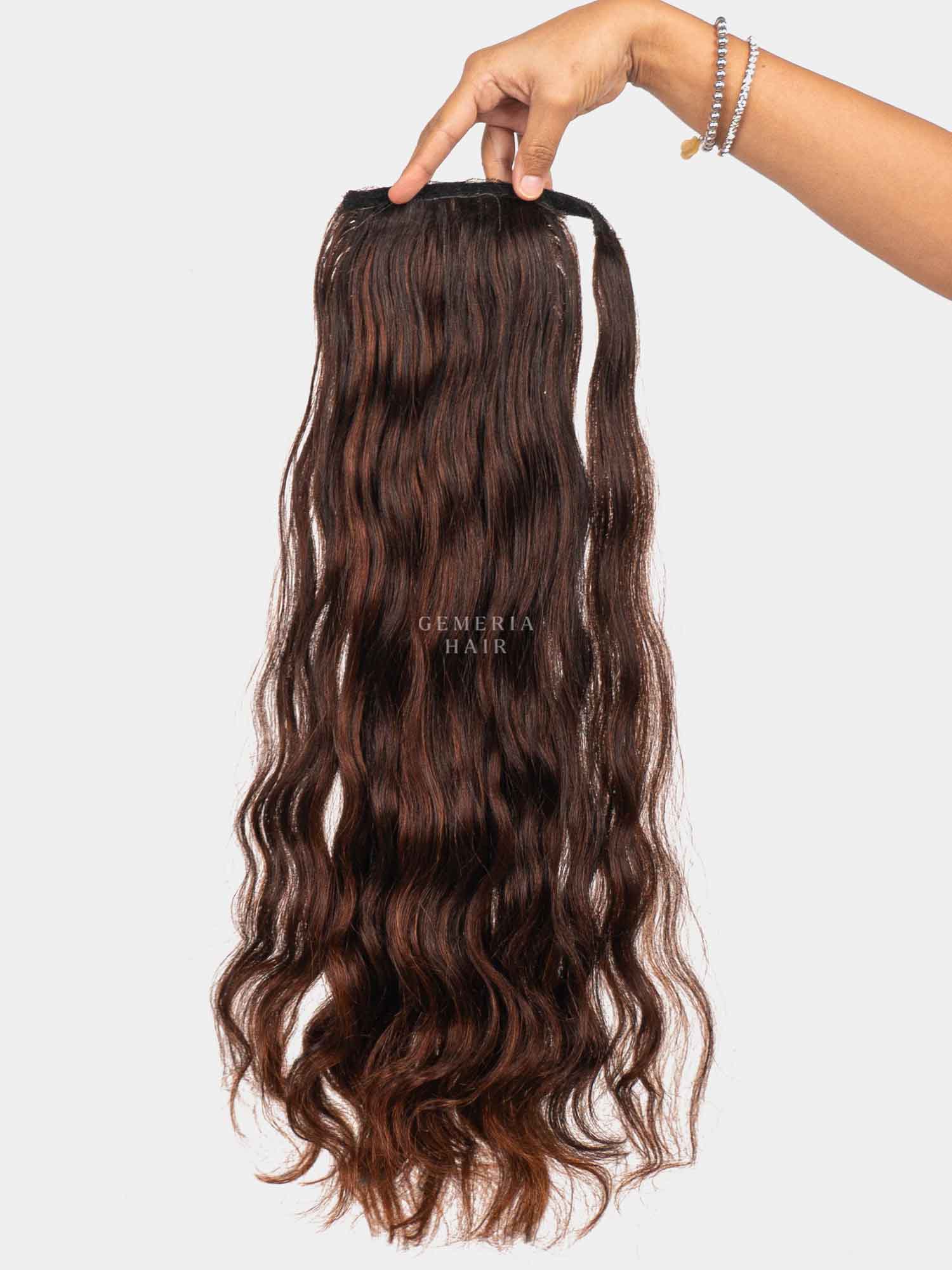 Barrel Brown Balayage Ponytail Extension