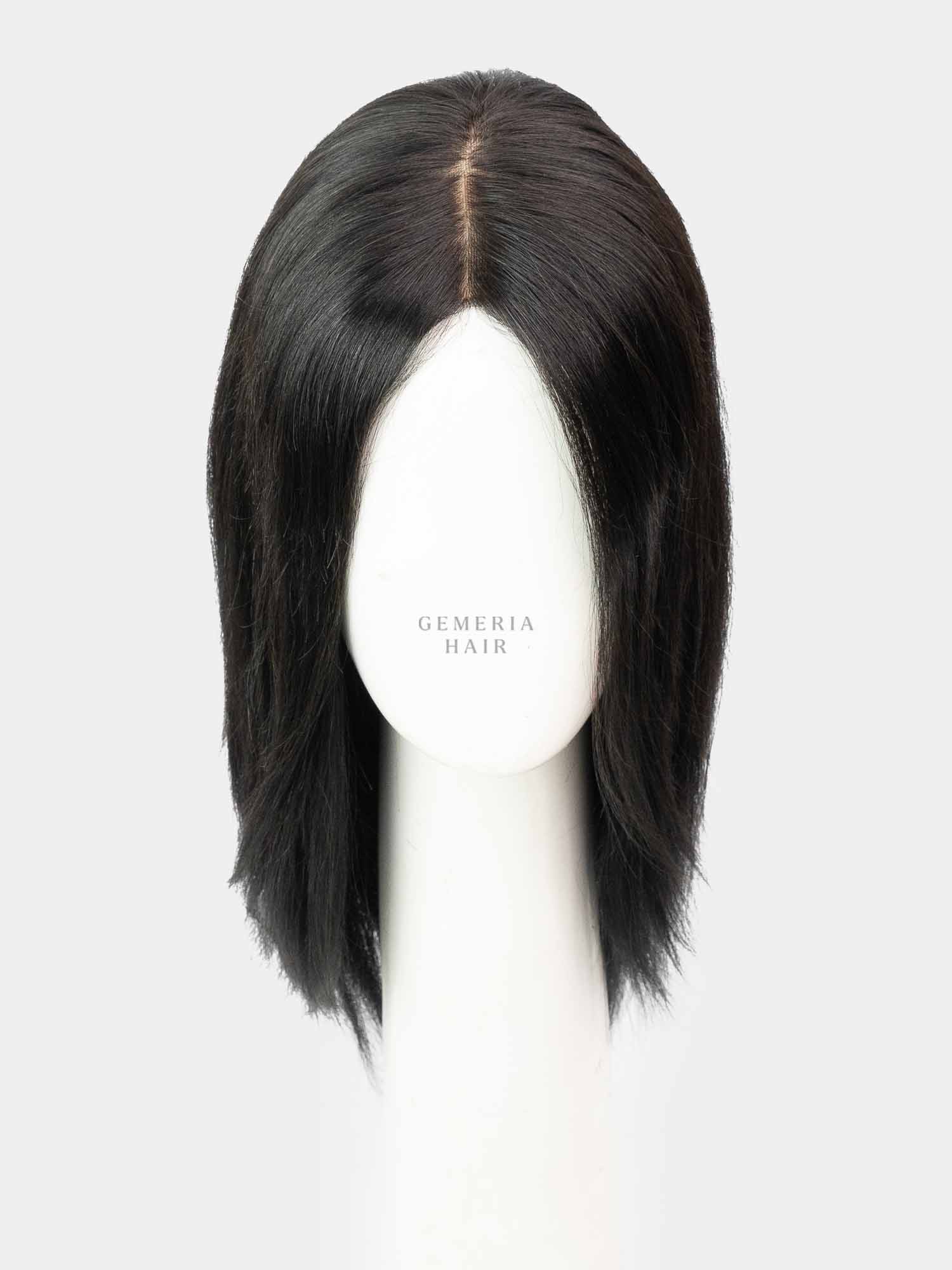 Short Full Head Wig | Bio-Base Part | Natural Straight