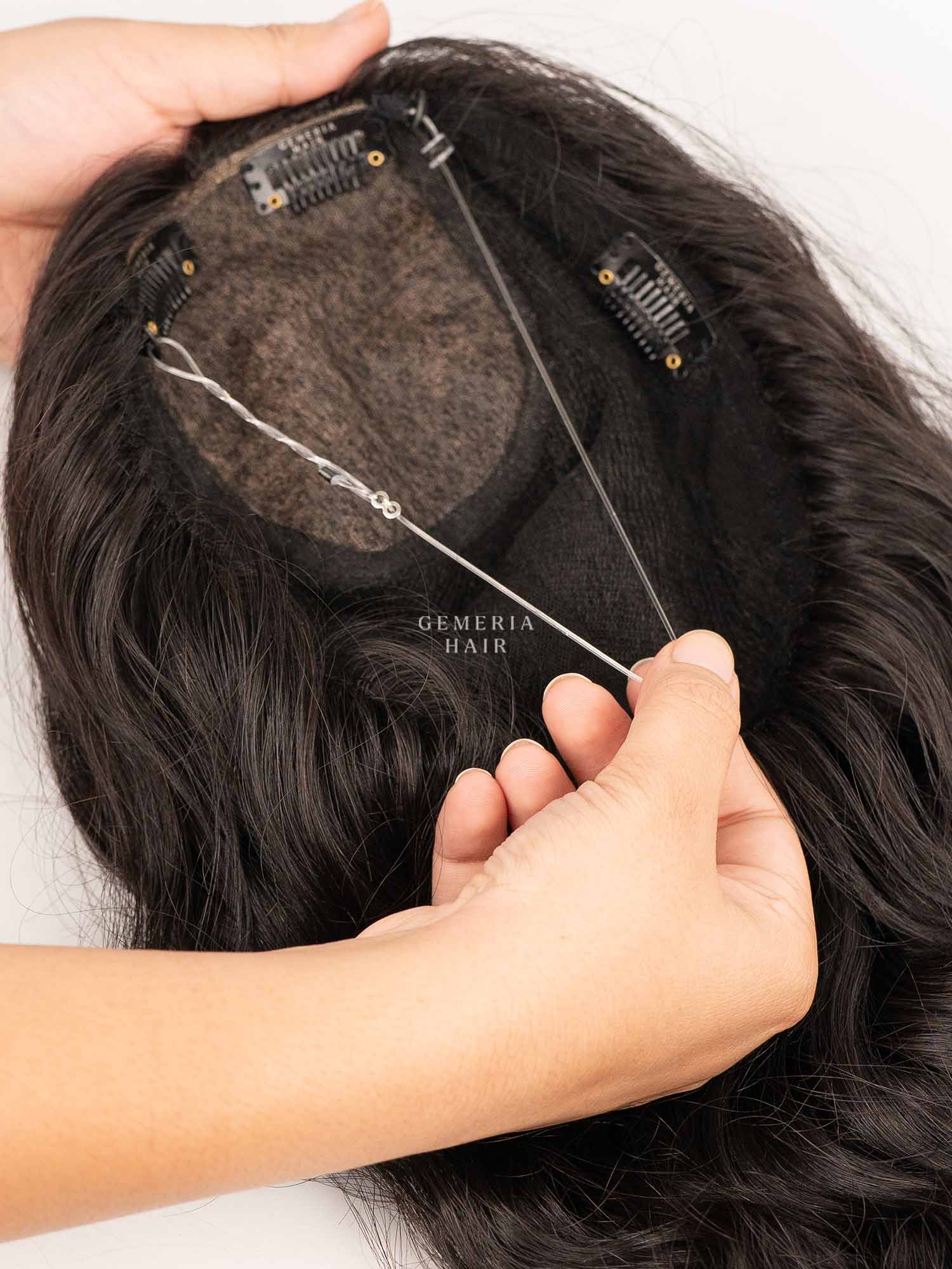 5"x8" | Volume Hair Topper | Crown Hair Topper | Bio-Base | Wavy