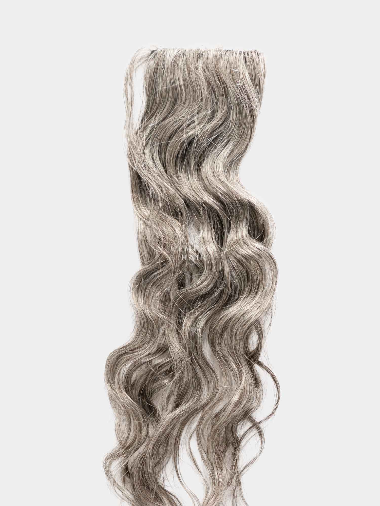 Grey Hair | Invisible Wide Cover-Up | 3" Hair Patch