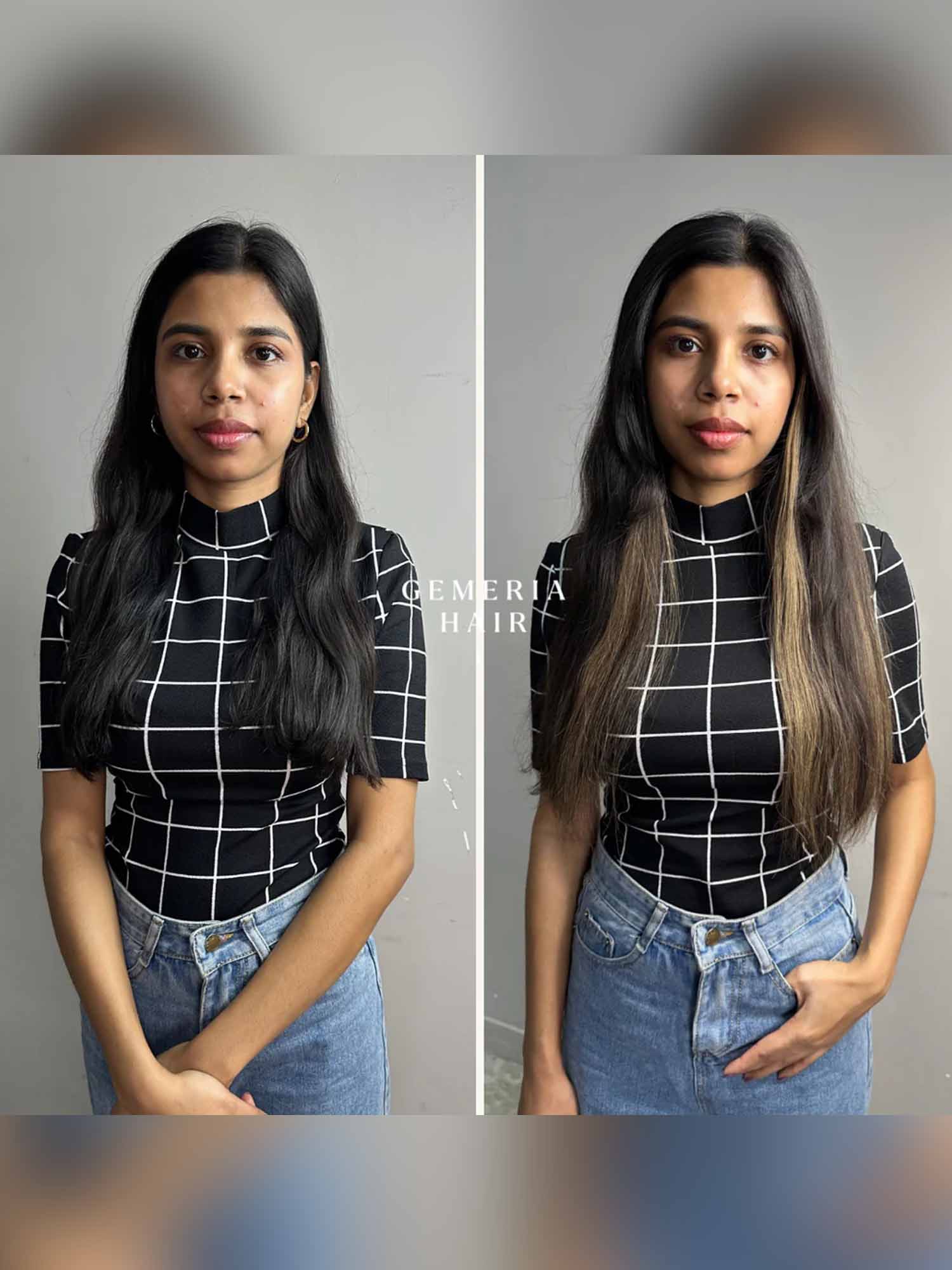 Seamless Light Ash Brown Balayage 3-Set Volumizer