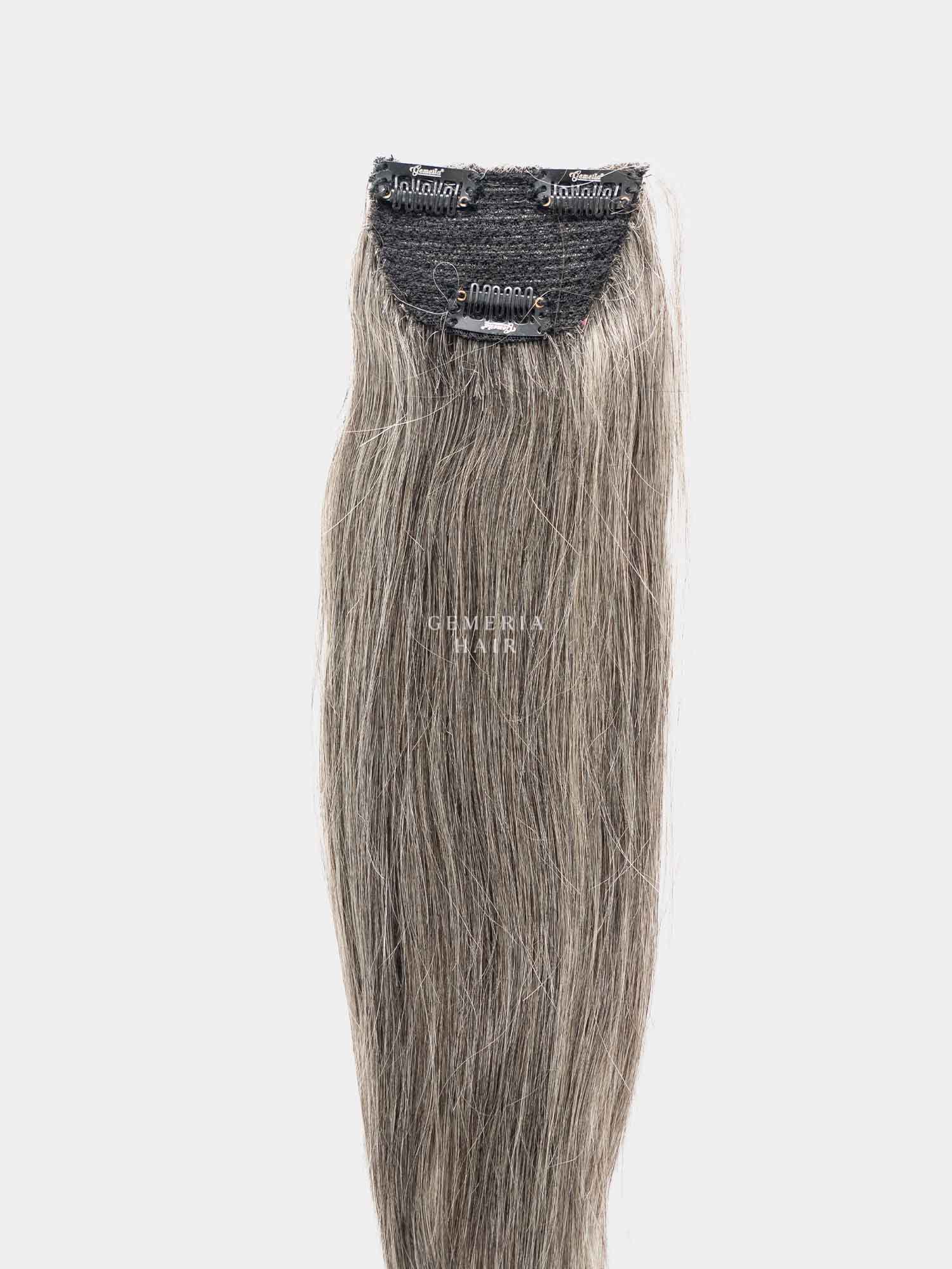 Grey Hair | Invisible Wide Cover-Up | 3" Hair Patch