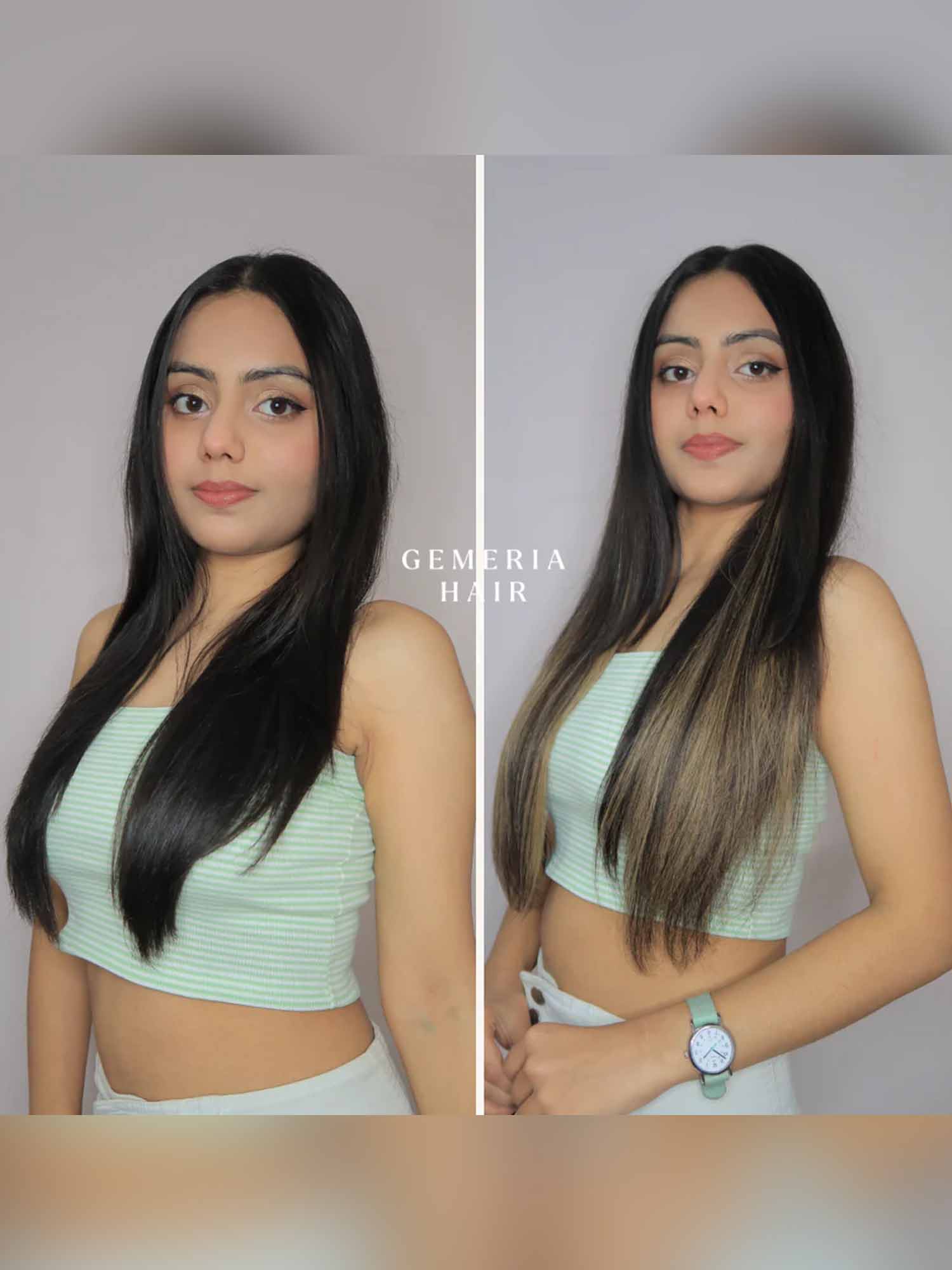 Seamless Light Ash Brown Balayage 3-Set Volumizer