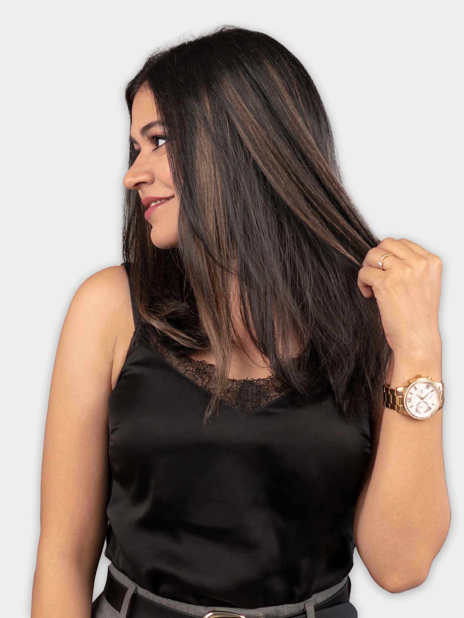 Ash Brown Single Clip Highlights