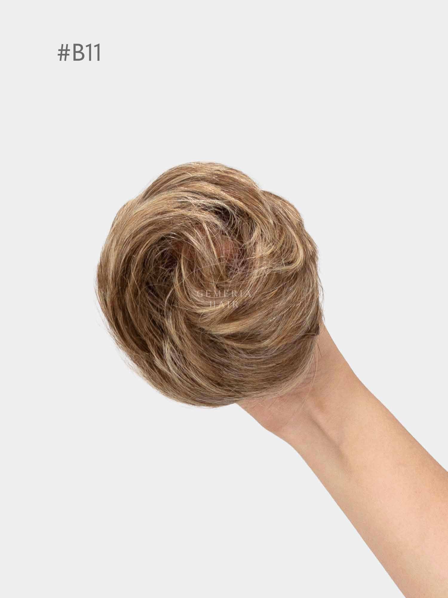 Blonde Faux Scrunchie Bun