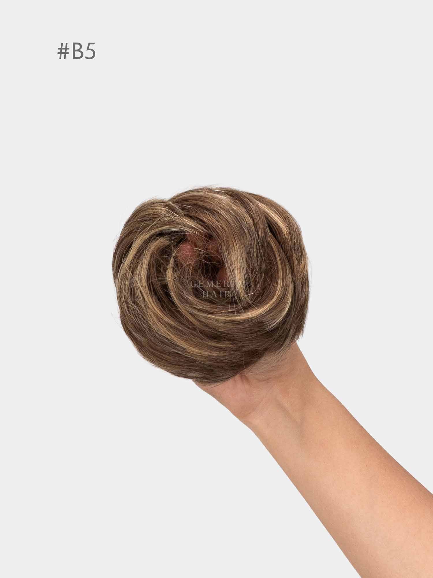 Blonde Faux Scrunchie Bun