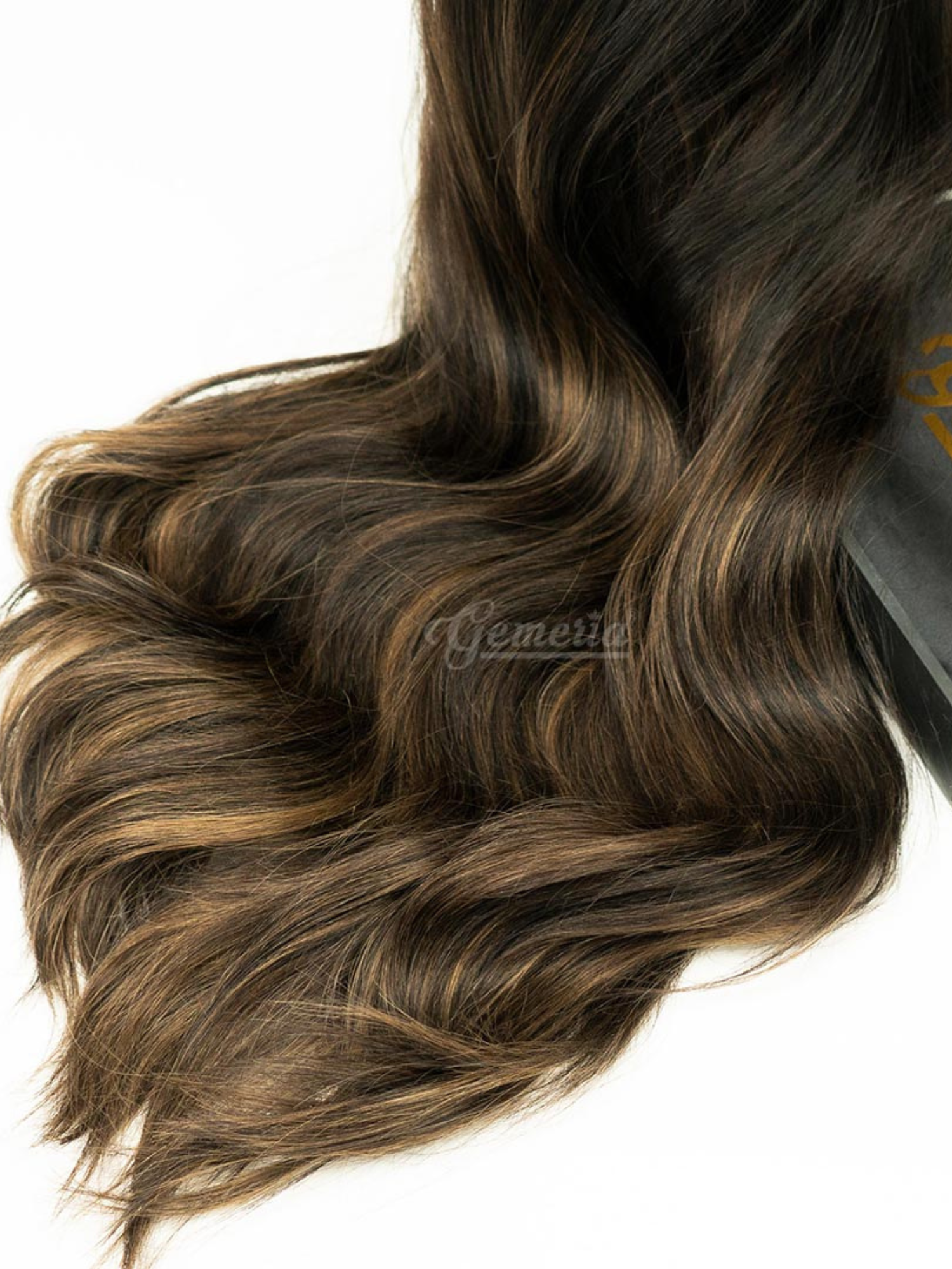 Chocolate Brown Balayage Half Head Wig