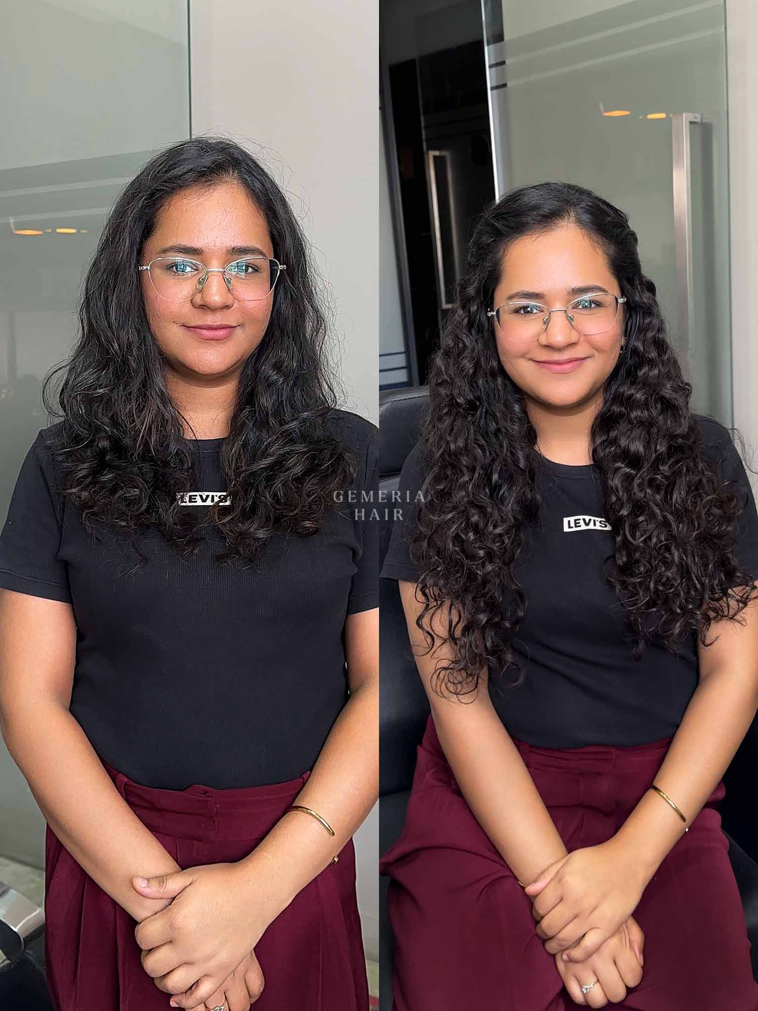 Classic | Premium Natural Curly | 3 Piece Set Clip-In Hair Volumizer