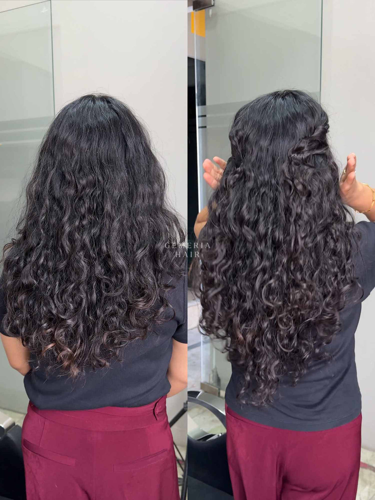 Classic | Premium Natural Curly | 3 Piece Set Clip-In Hair Volumizer