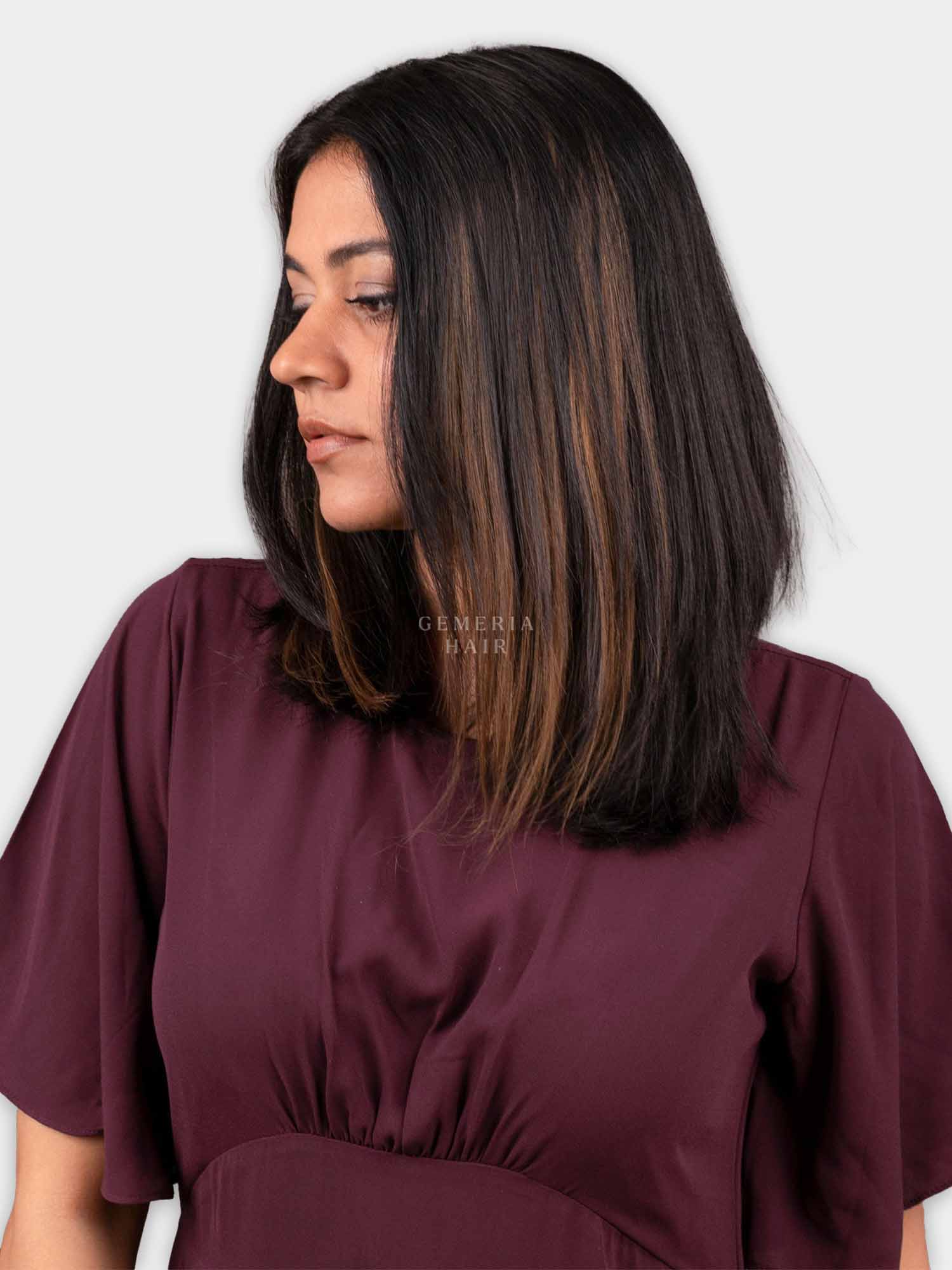 Chocolate Brown Single Clip Highlight