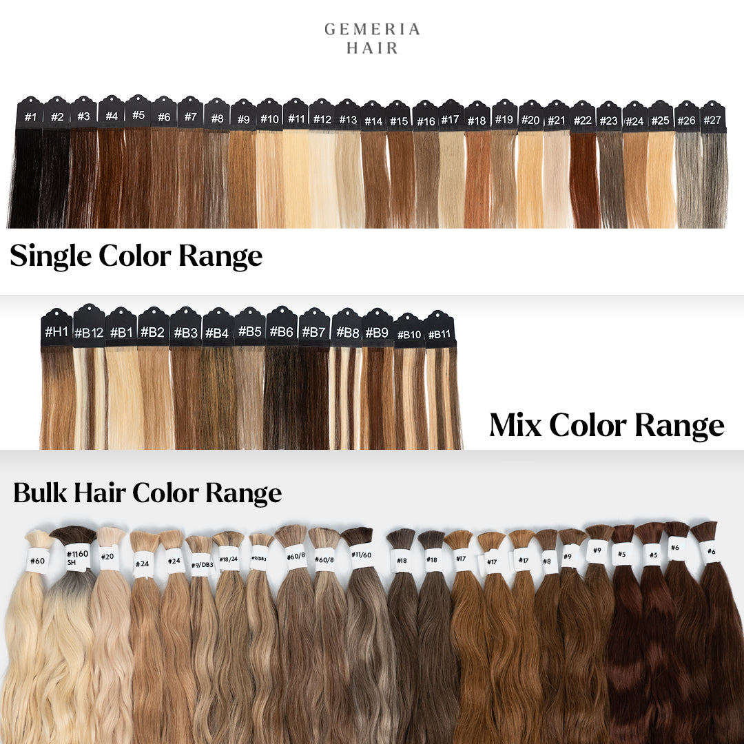 26"/ 66 cm - Bulk Hair | Double Drawn