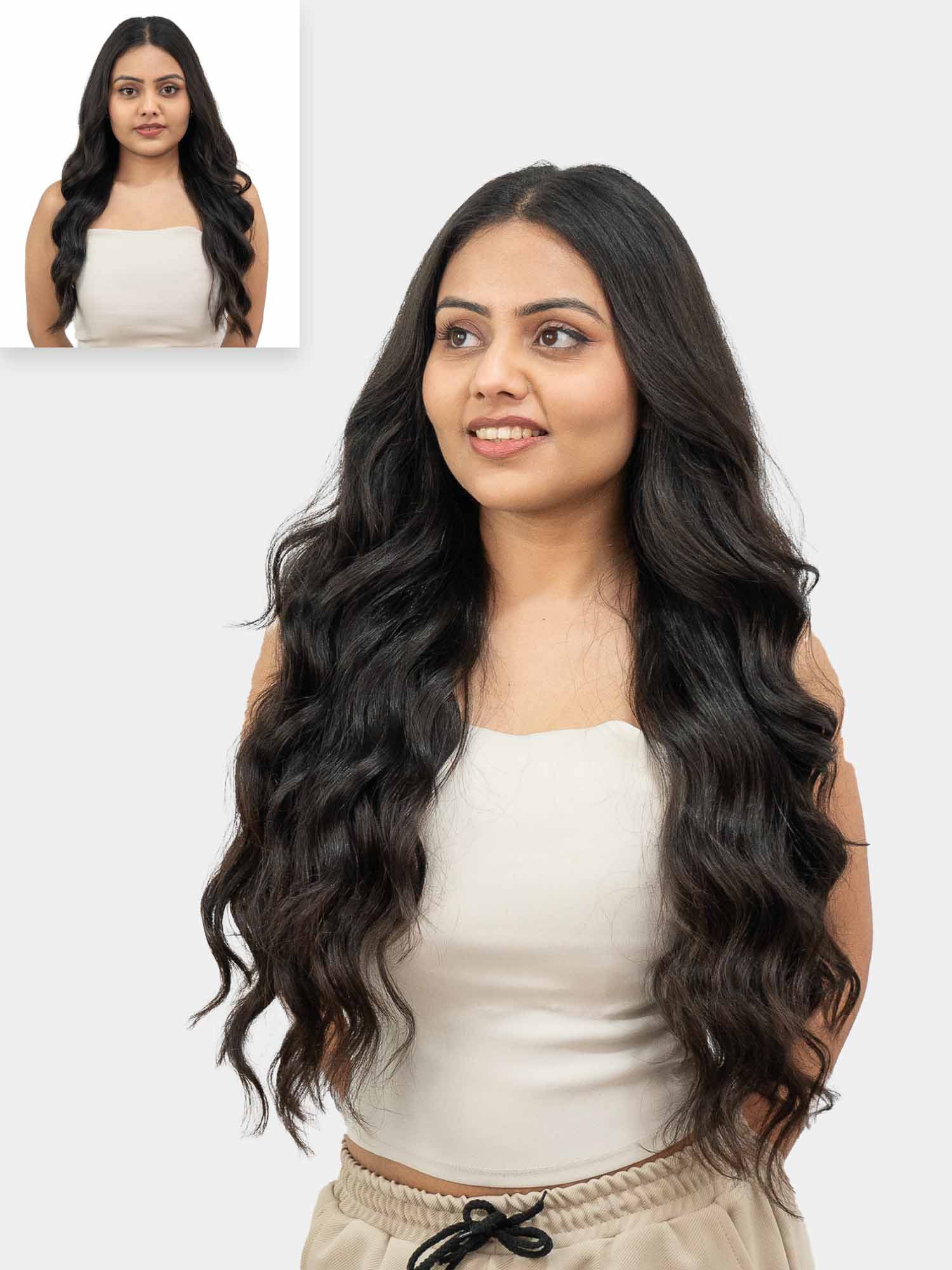 Seamless | 7 Set Clip-In Extensions | Wavy