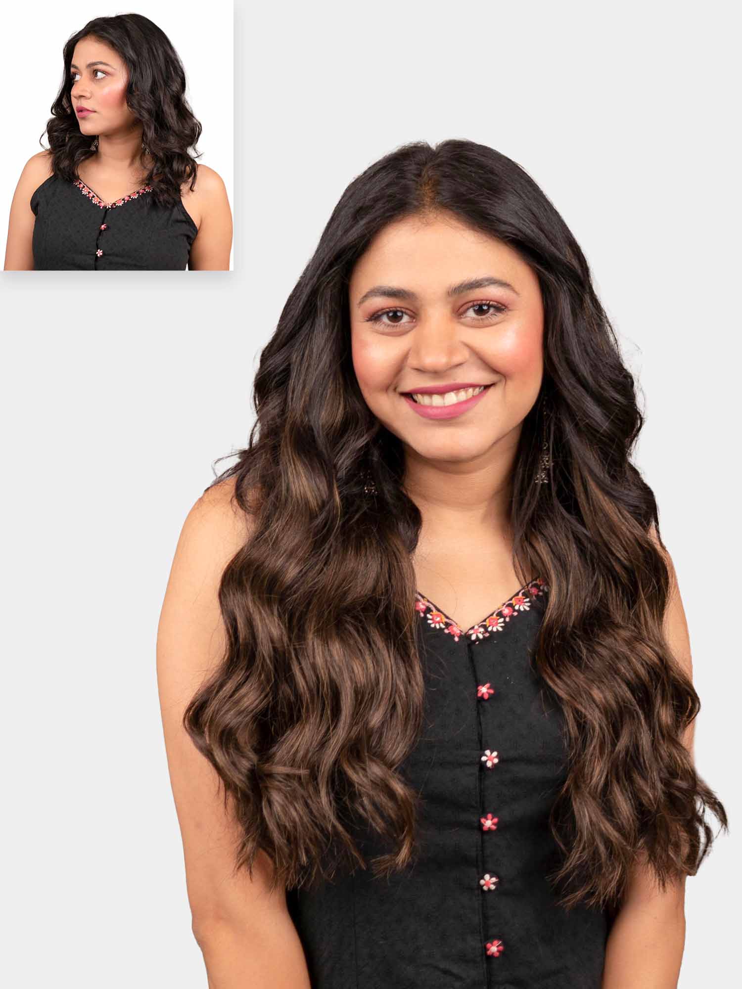 Ash Brown Balayage | Seamless | 7 Set Clip-In Extensions