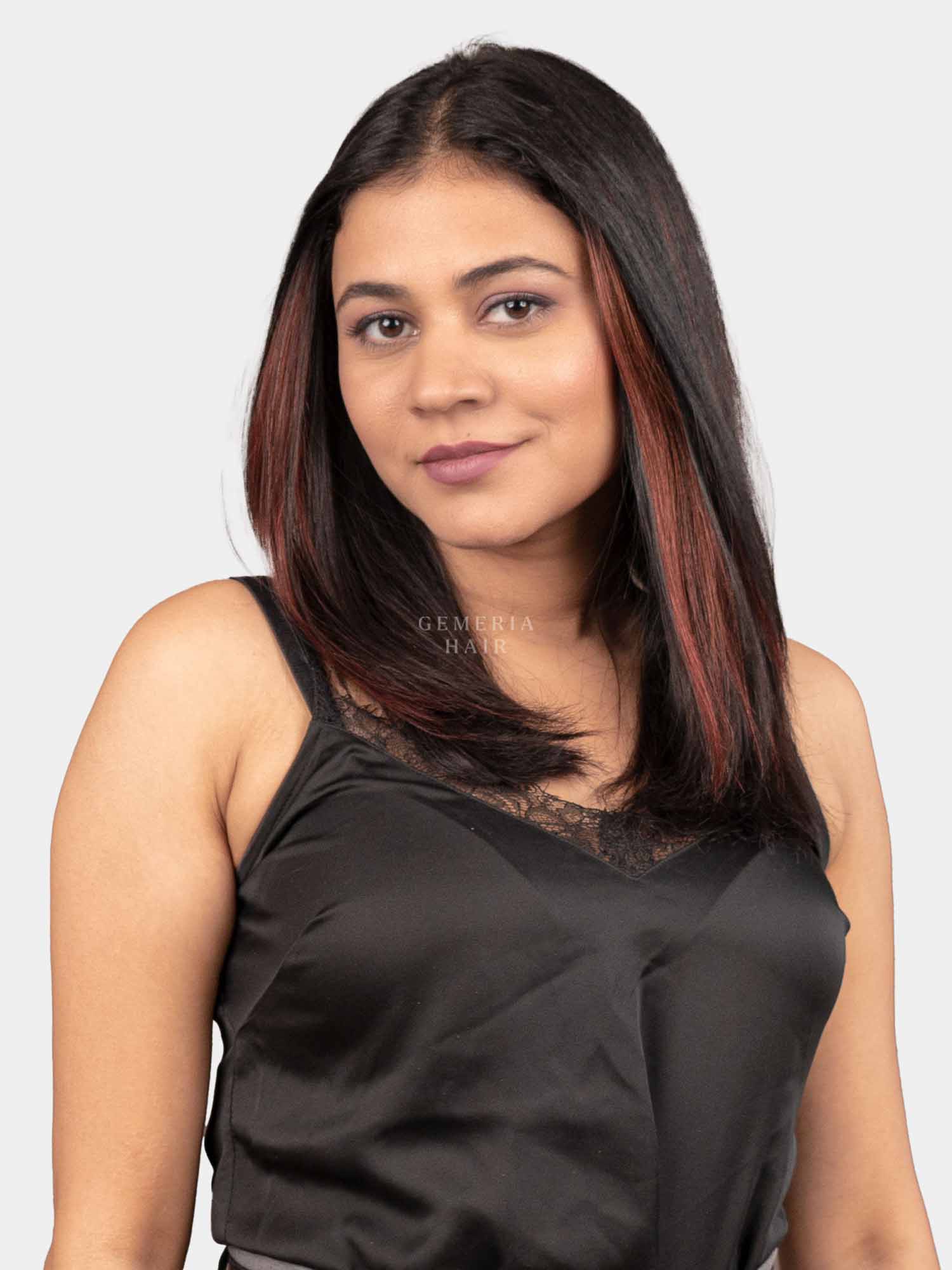 Mahogany Red Single Clip Highlights