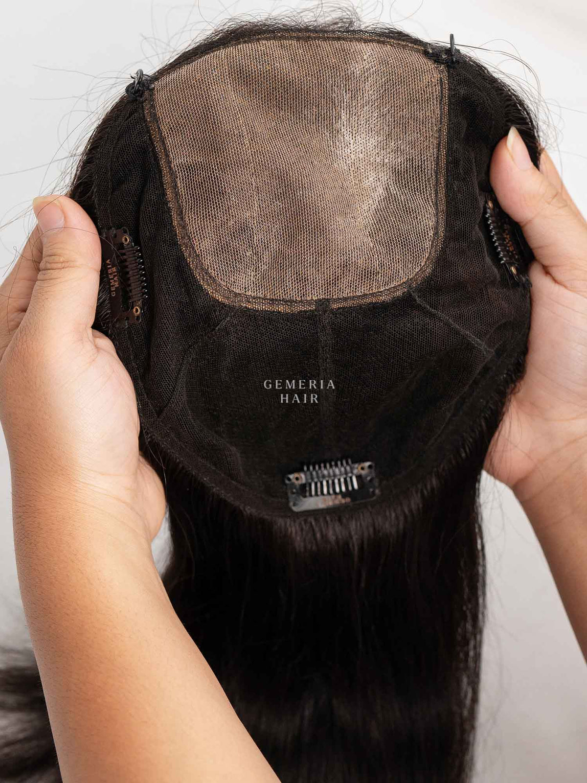 5"x8" | Silk Hair Topper | Crown Hair Topper | Straight