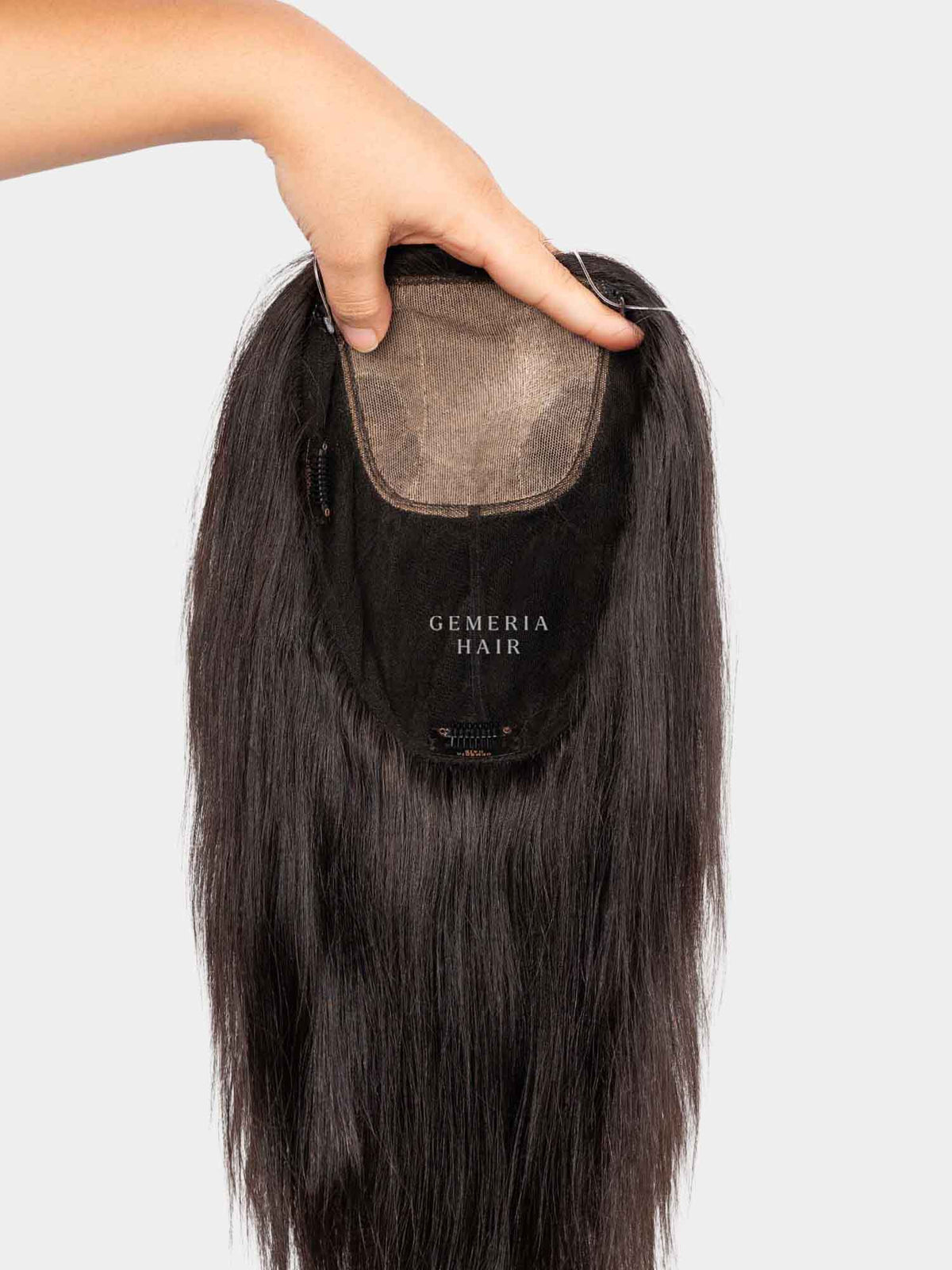 5"x8" | Silk Hair Topper | Crown Hair Topper | Straight