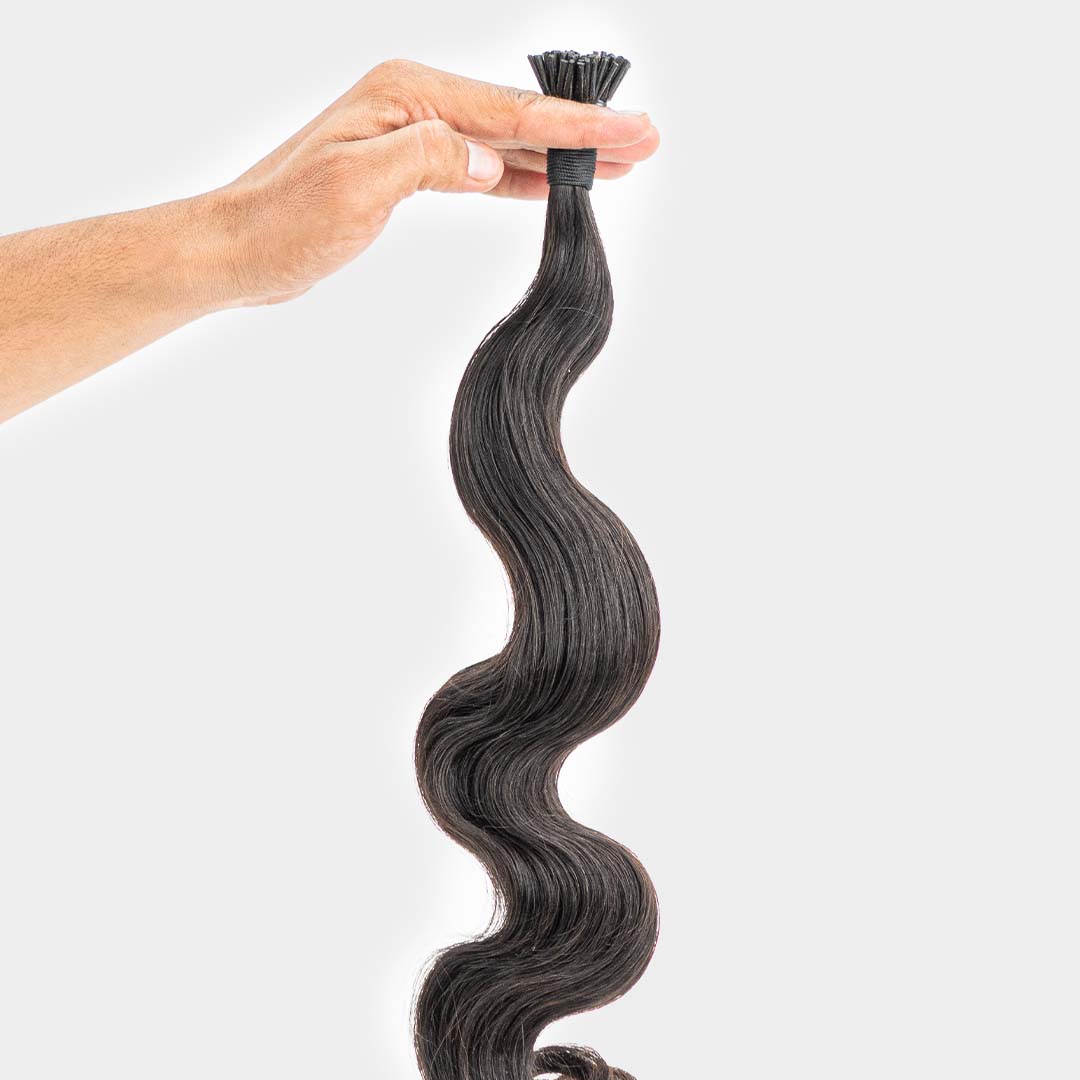 Bodywave I-tips hair extensions