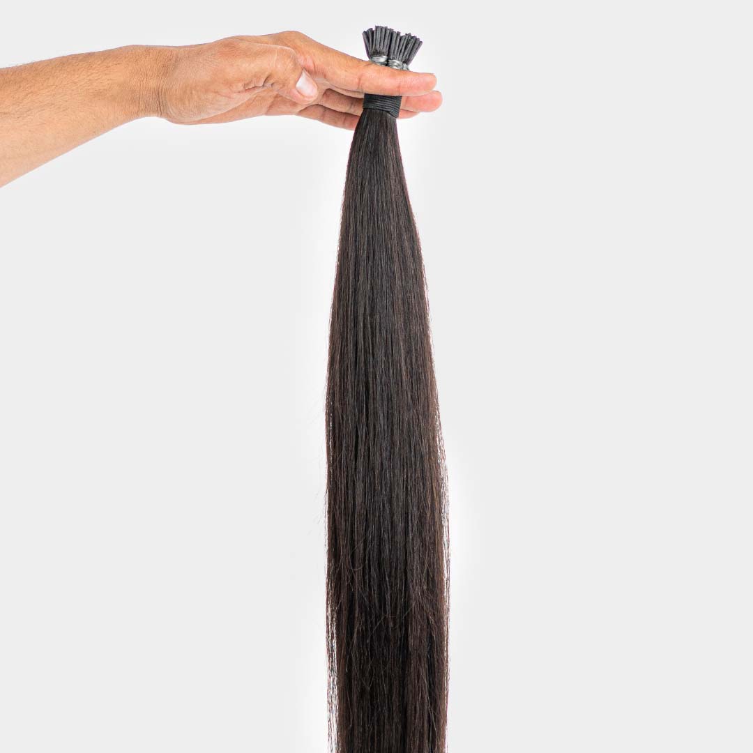 Straight I-tips hair extensions