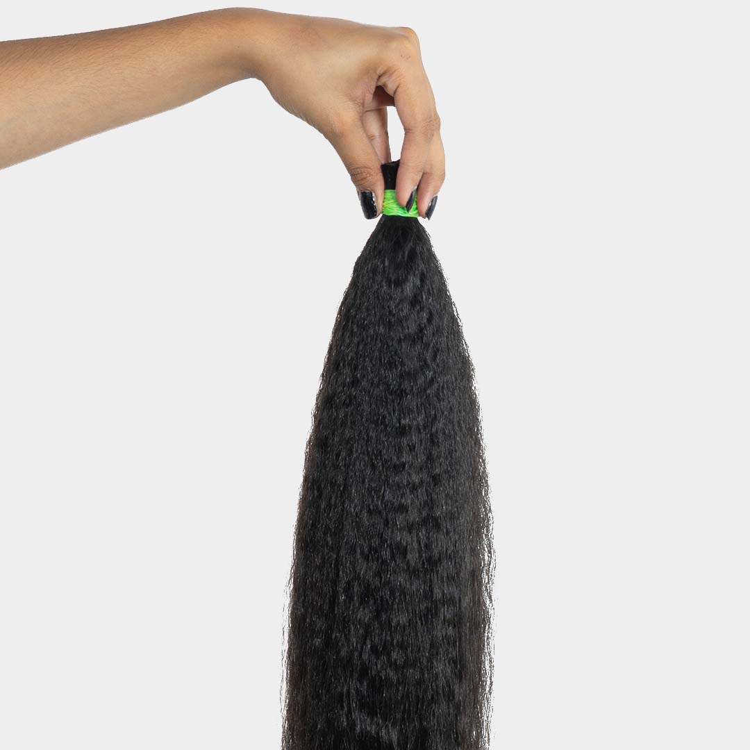 Kinky Straight | Temple Bulk Hair | Braiding Hair