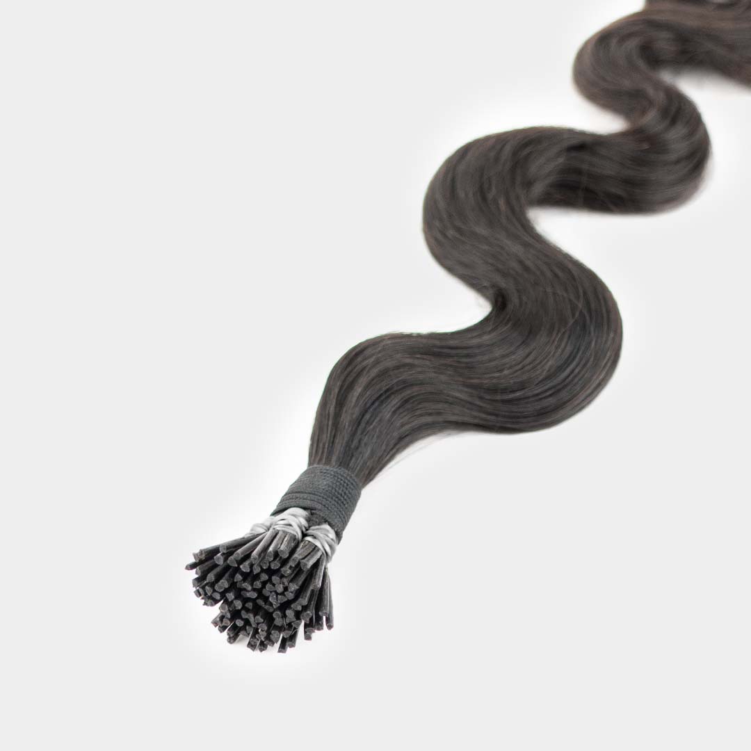 Bodywave I-tips hair extensions