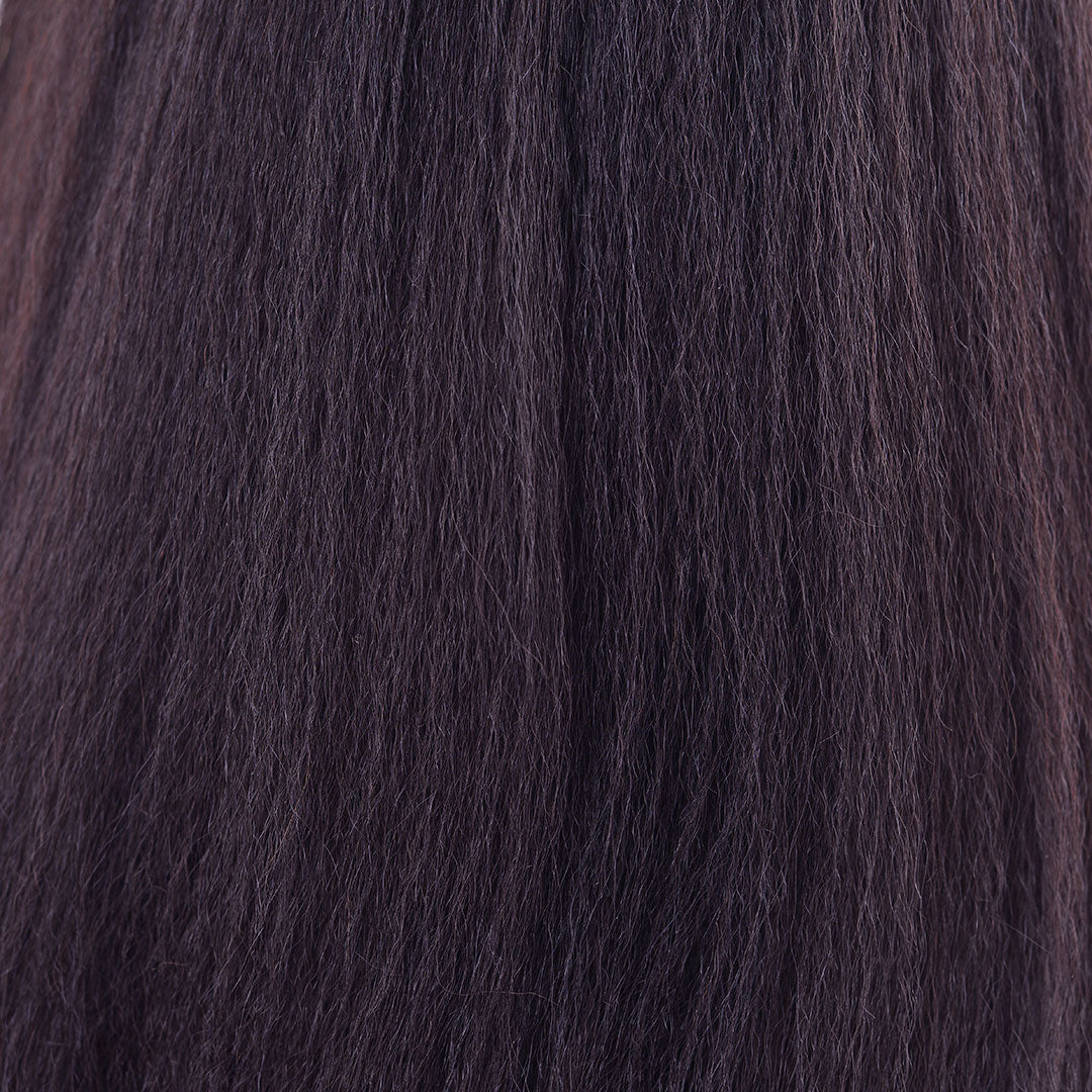 Kinky straight front lace wig