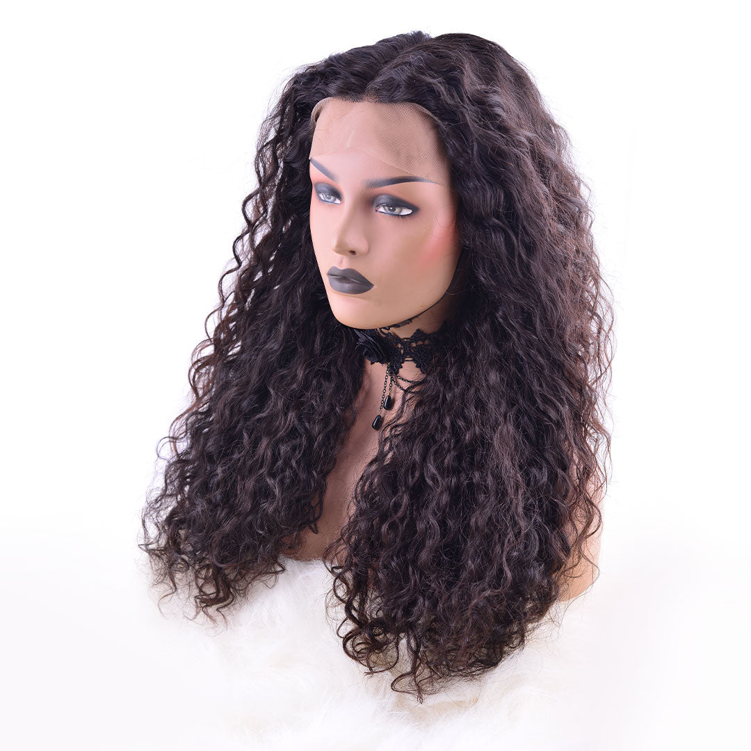 Front lace wigs natural curly