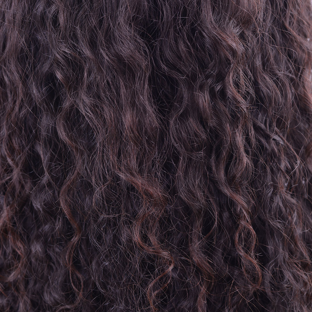 Natural Curly | Temple Full Lace Wig